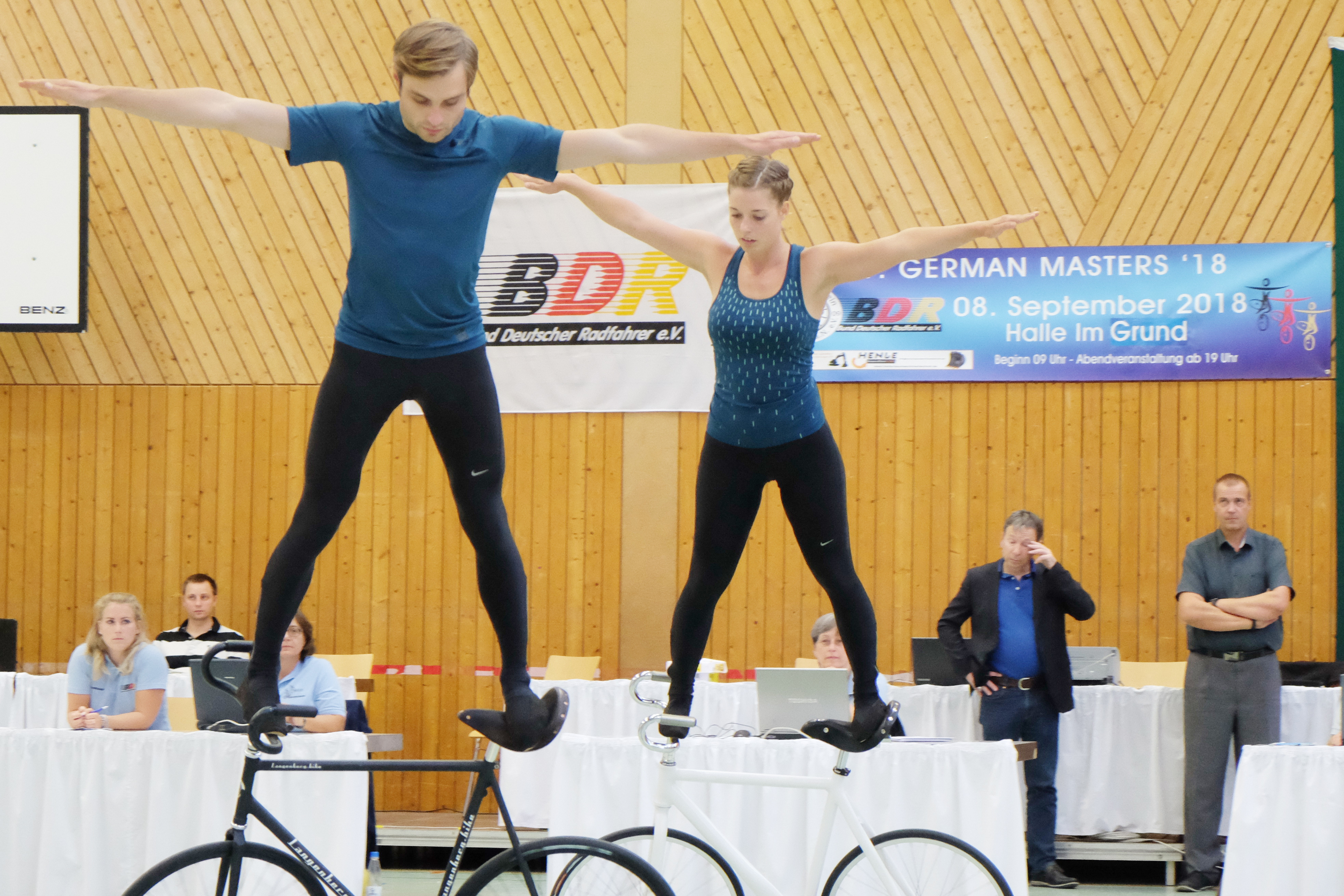 Lisa Schwendemann mit Dénes Füssel erzielten bei den 1. German Masters ihr bestes Ergebnis.