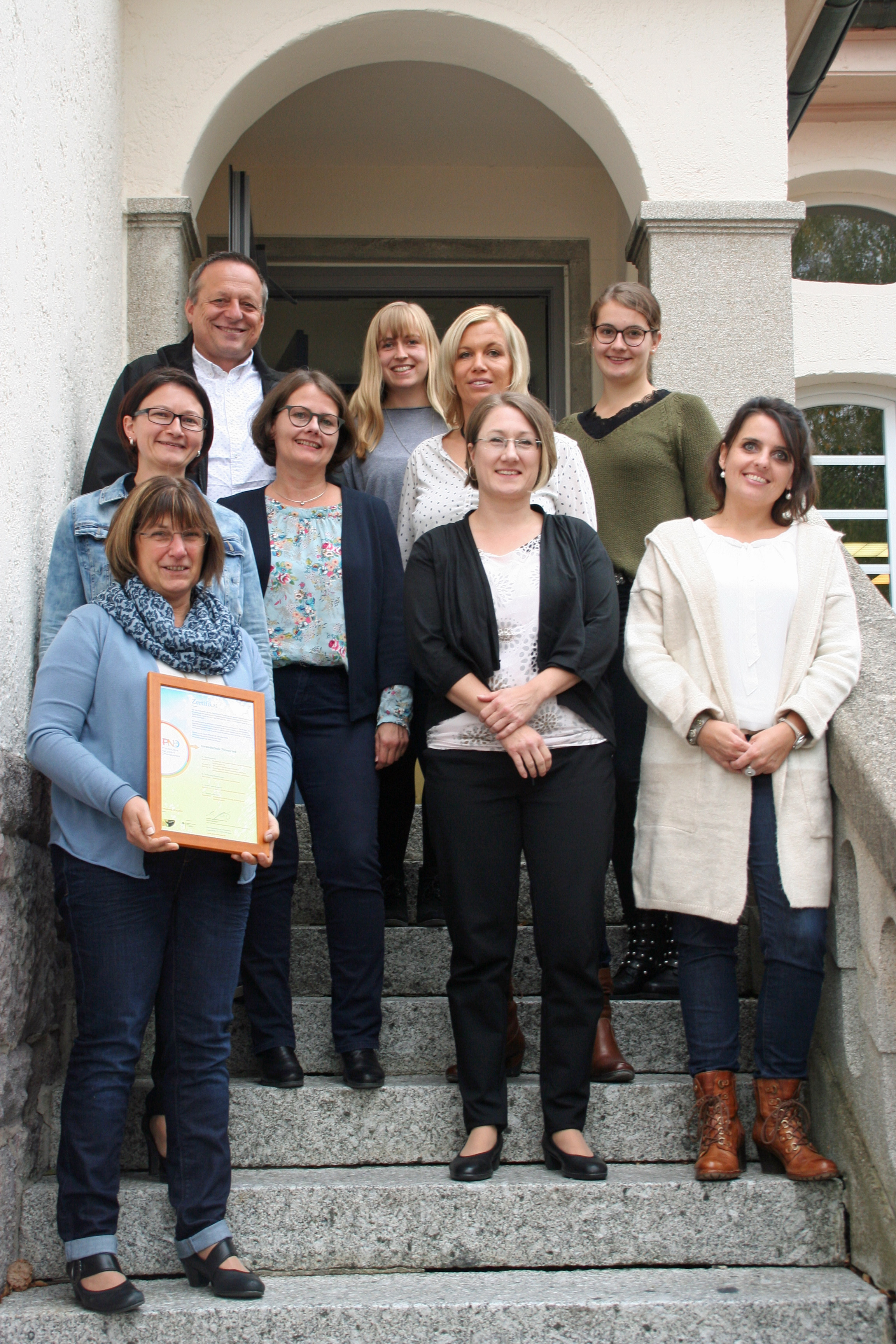 Auszeichnung für das Team der Grundschule Nesselried