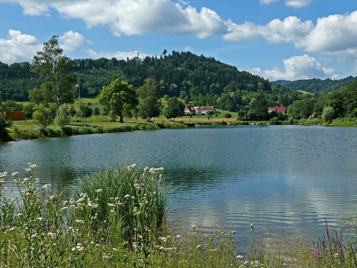 Der Pappelwaldsee ist ein beliebtes Ausflugsziel in Berghaupten.