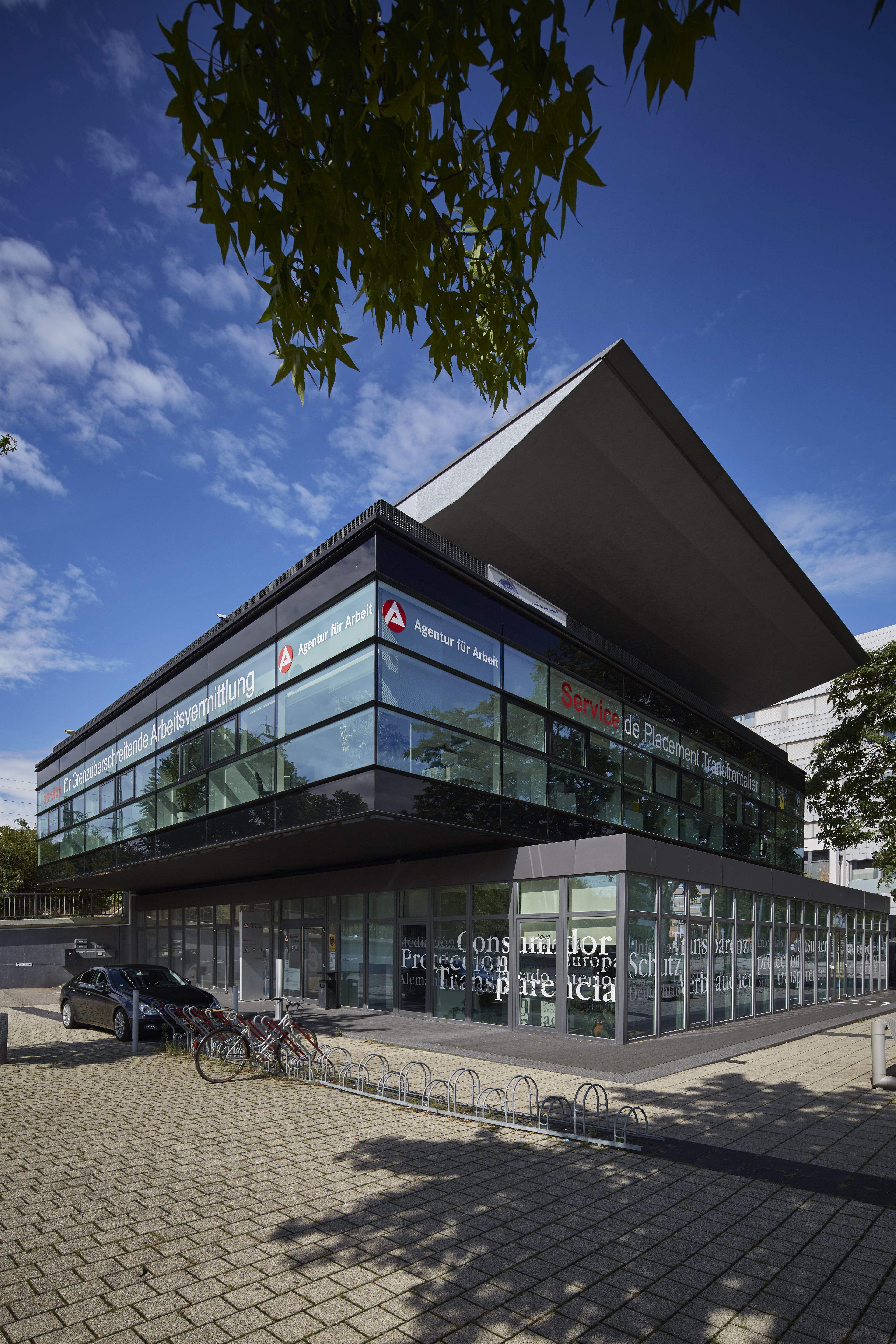 Das Gebäude der Arbeitsagentur in Kehl