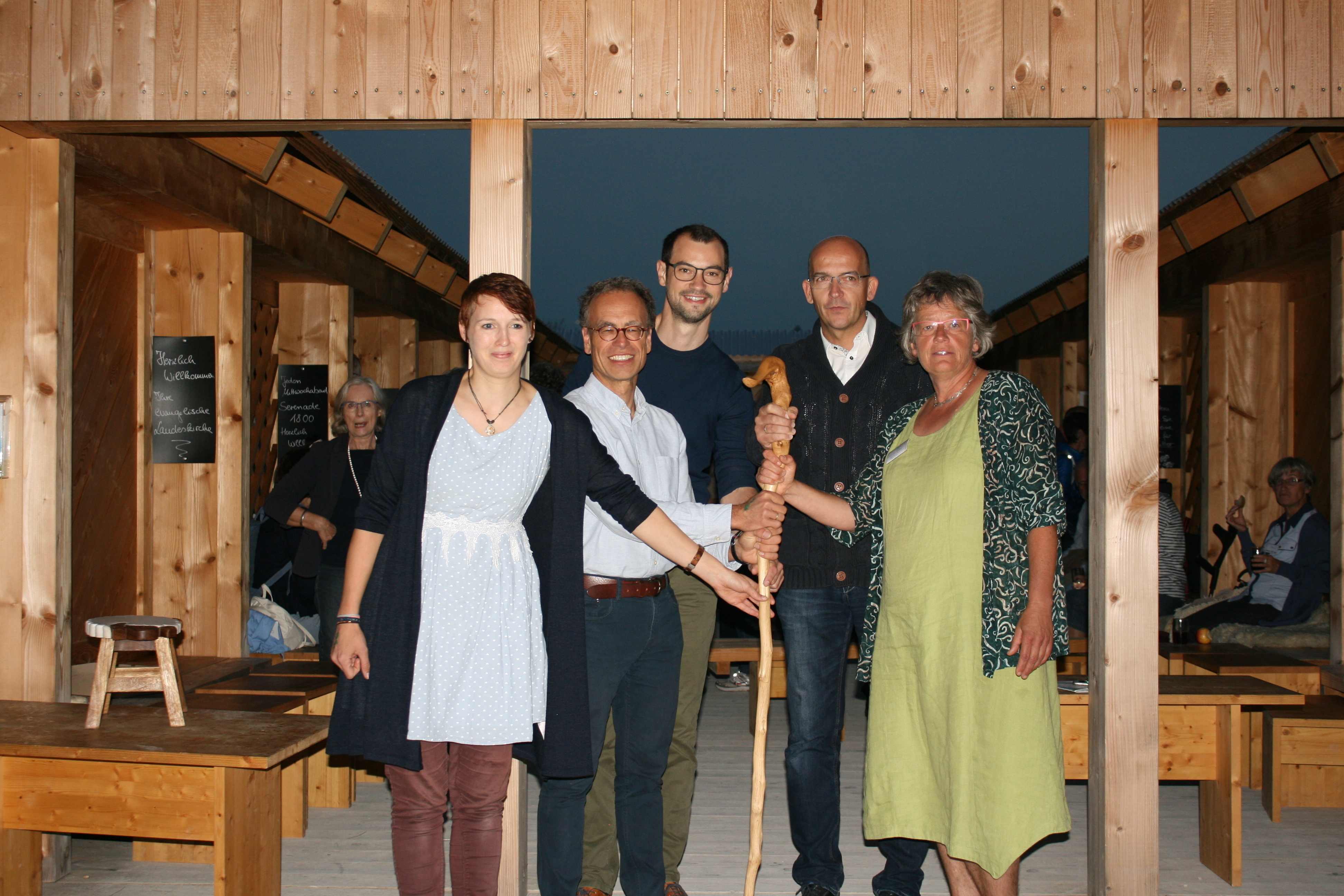 Die Hirtenhütte der evangelischen Kirche auf der Landesgartenschau wird in Hohberg wieder aufgebaut.