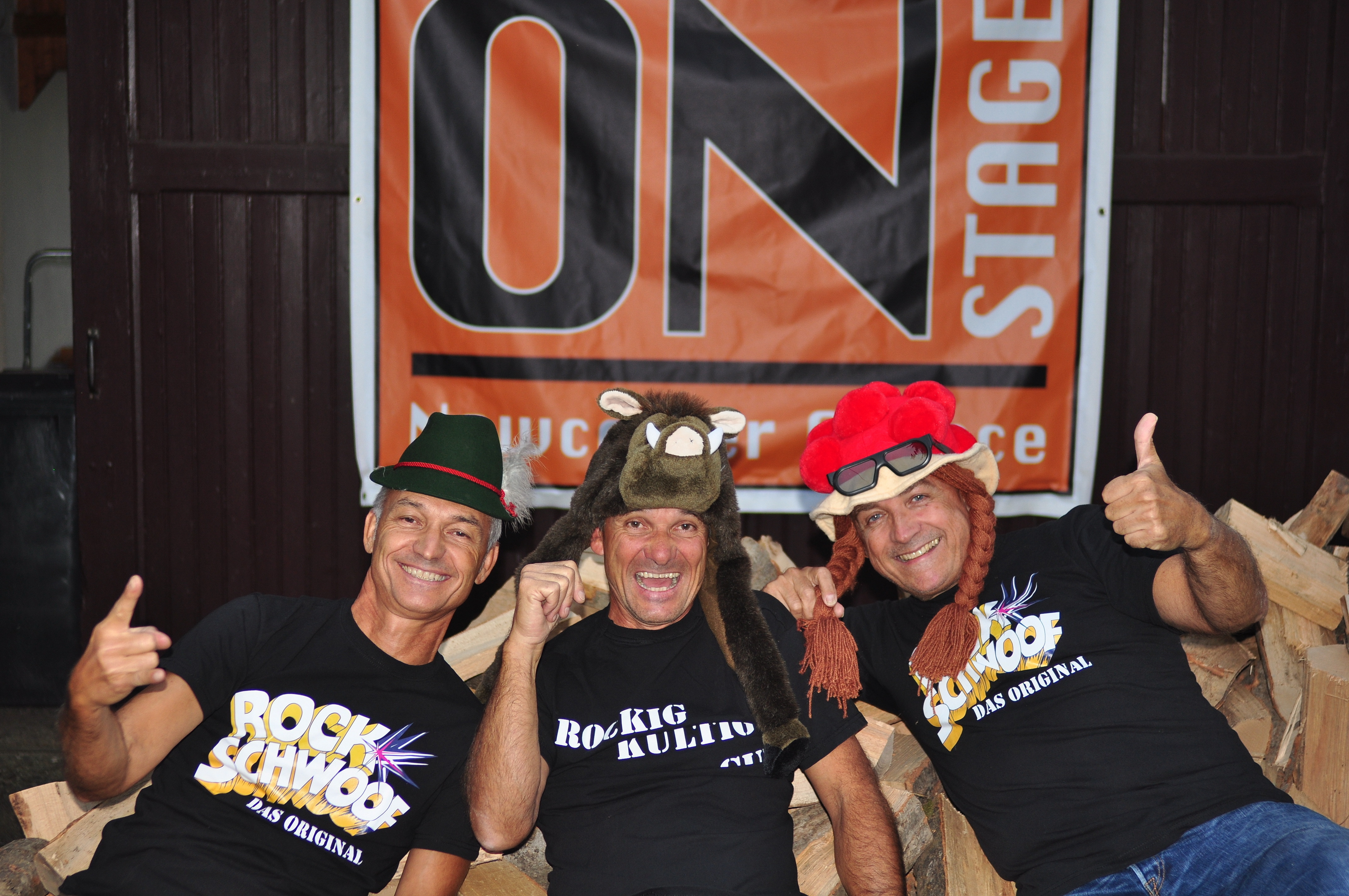 Clemens Litterst, Markus Litterst und Klaus Günther warten auf Bewerbungen von Nachwuchsbands für "On Stage" – die Newcomer-Chance 2019.