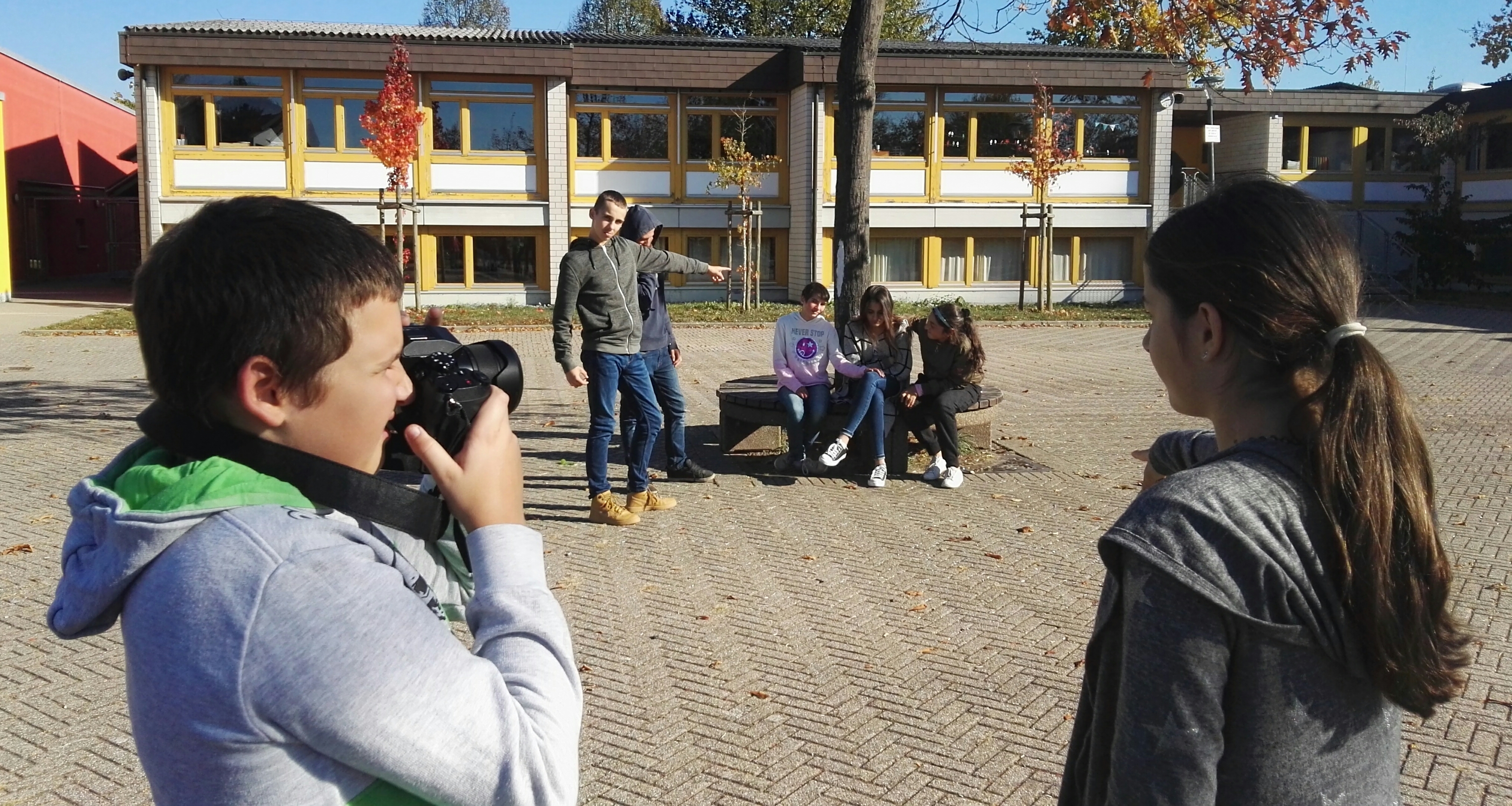 Schüler werden kreativ.
