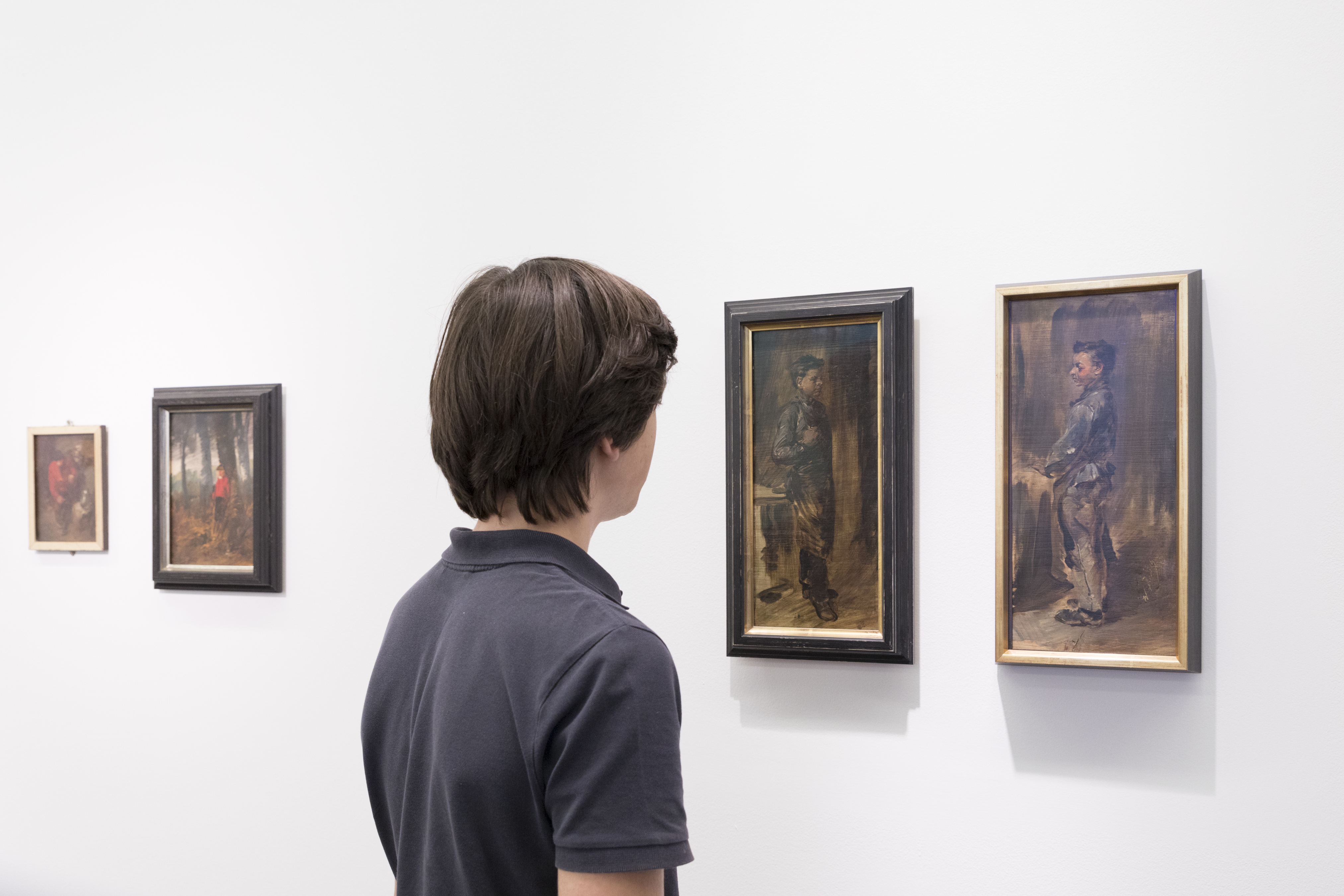 Weniger berühmt sind seine Gemälde von Wilhelm Busch.