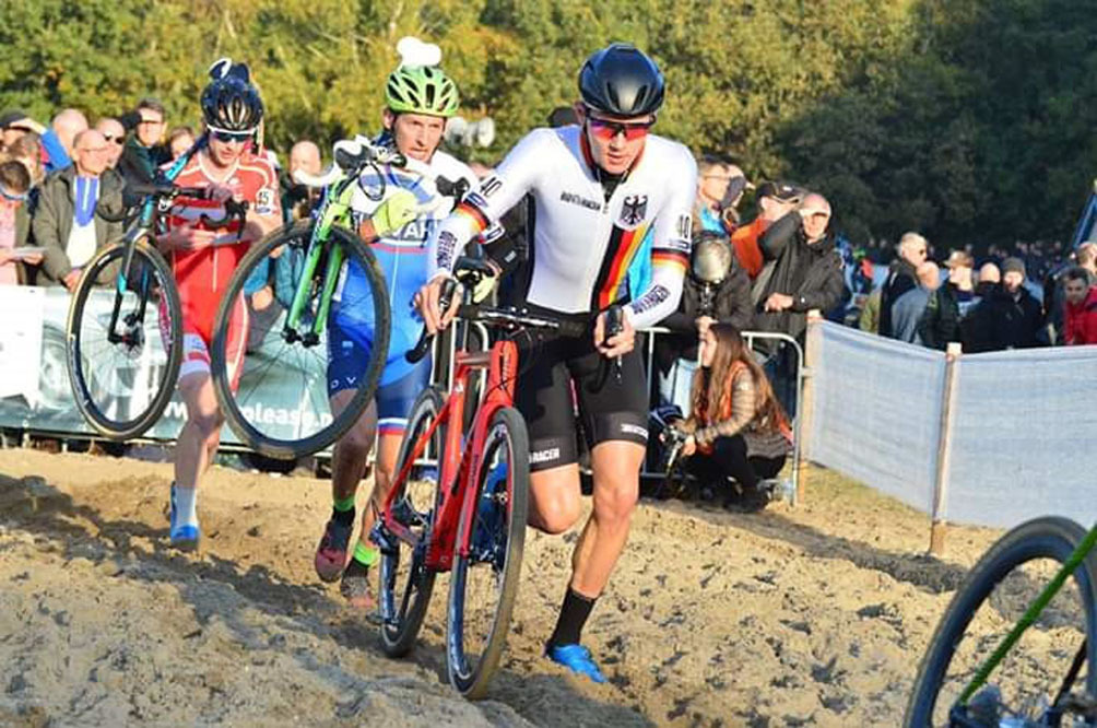 Manuel Müller im Nationaltrikot bei den Europameisterschaften in Rosmalen/Niederlande