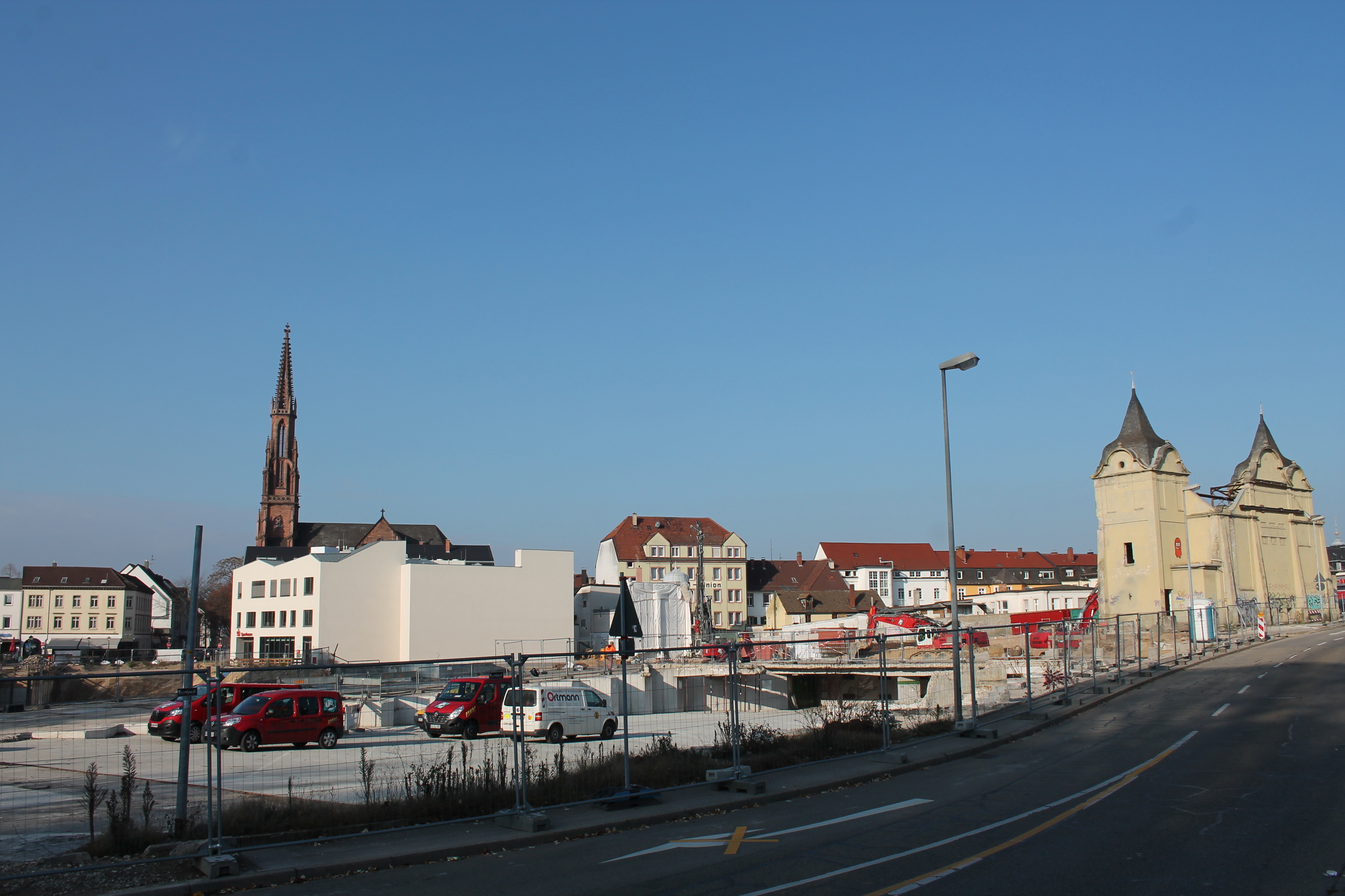 Die Abrissarbeiten auf der Baustelle des Rée Carrés sind abgeschlossen, der Baubeginn steht an.
