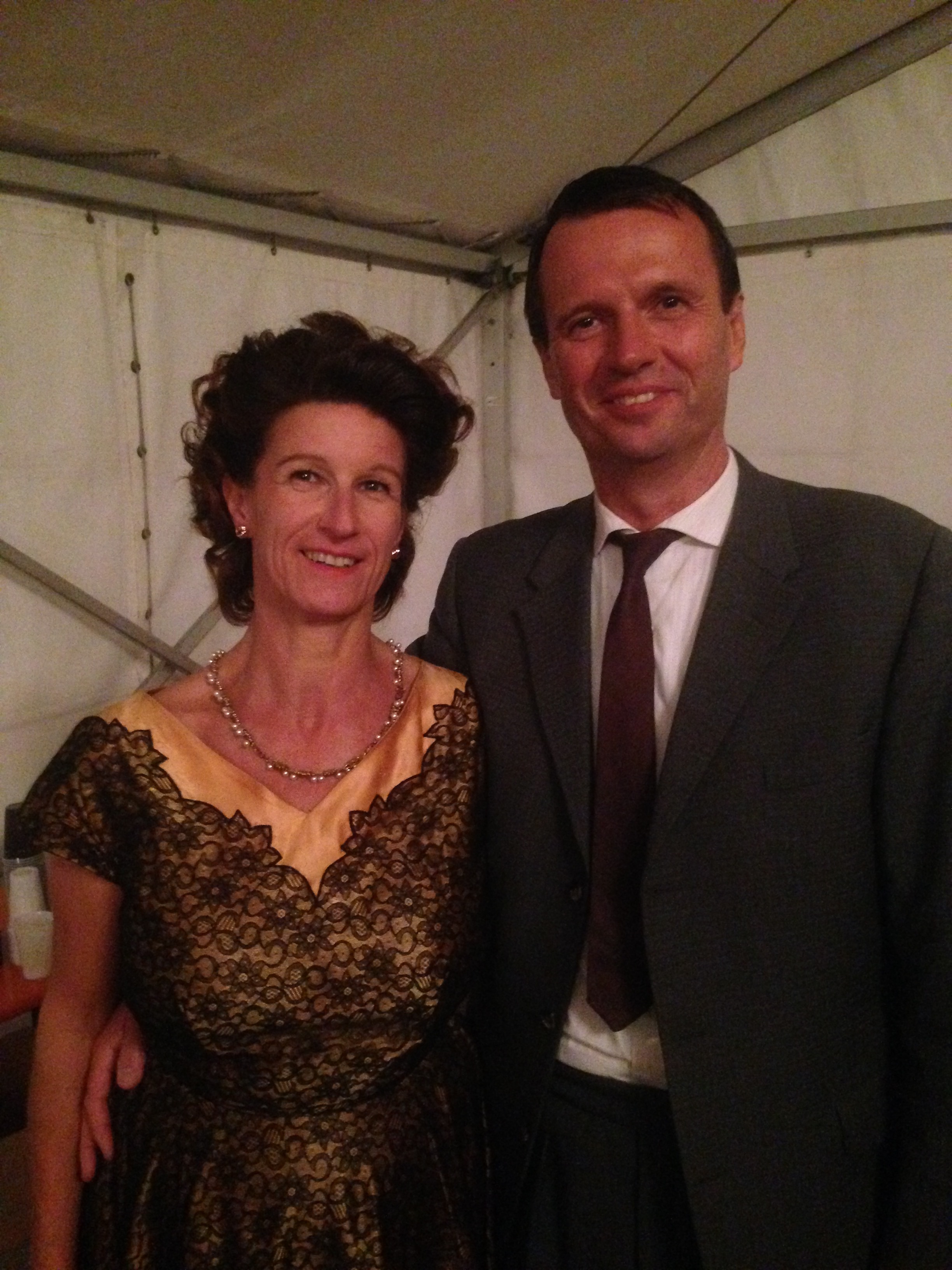 Im Stil der 50er-Jahre – Susanne und Alexander Kopf beim Filmdreh vor einem Jahr.