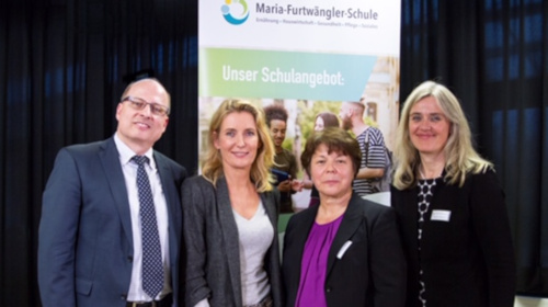 von links: Bernhard Kohler, Maria Furtwängler, Rosalinde Hunn-Zimny und Dr. Christina Seebeck
