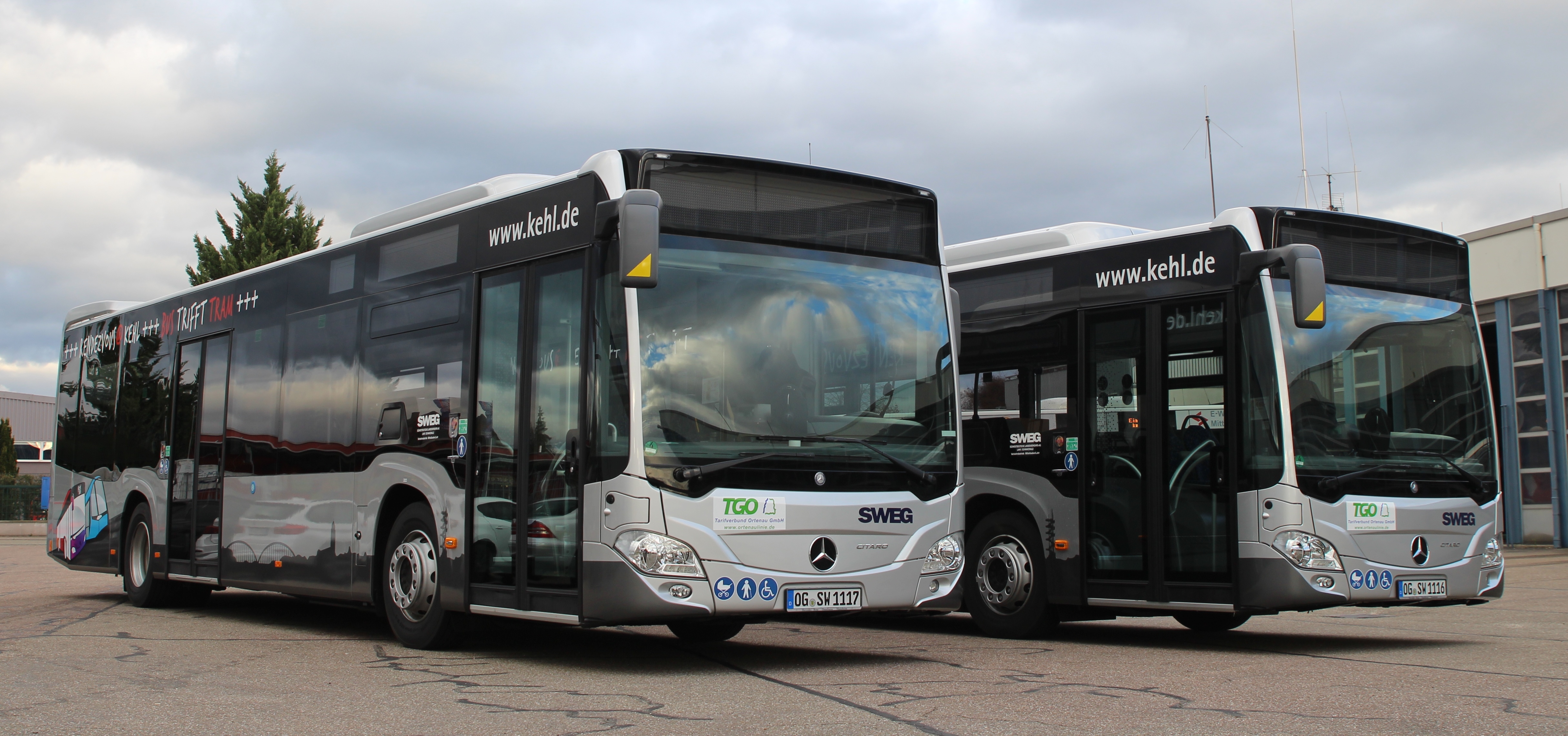 Neue Busse der SWEG in Kehl und Lahr unterwegs