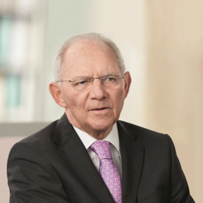 Setzt sich ein: Dr. Wolfgang Schäuble