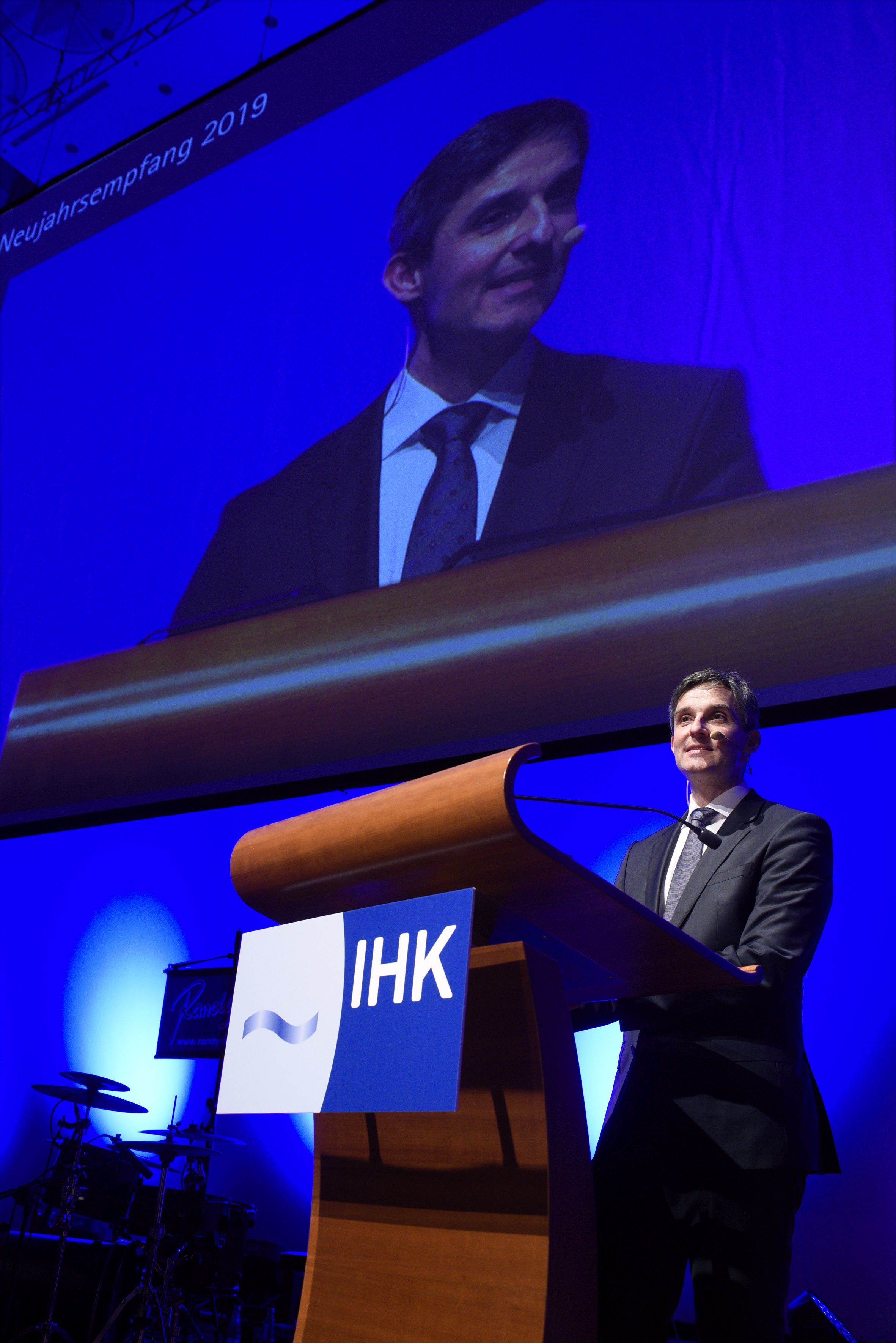 Der Präsident der IHK Südlicher Oberrhein, Dr. Steffen Auer, betonte die Rolle der Digitalisierung für die Wirtschaft als Herausforderung für alle Unternehmen.