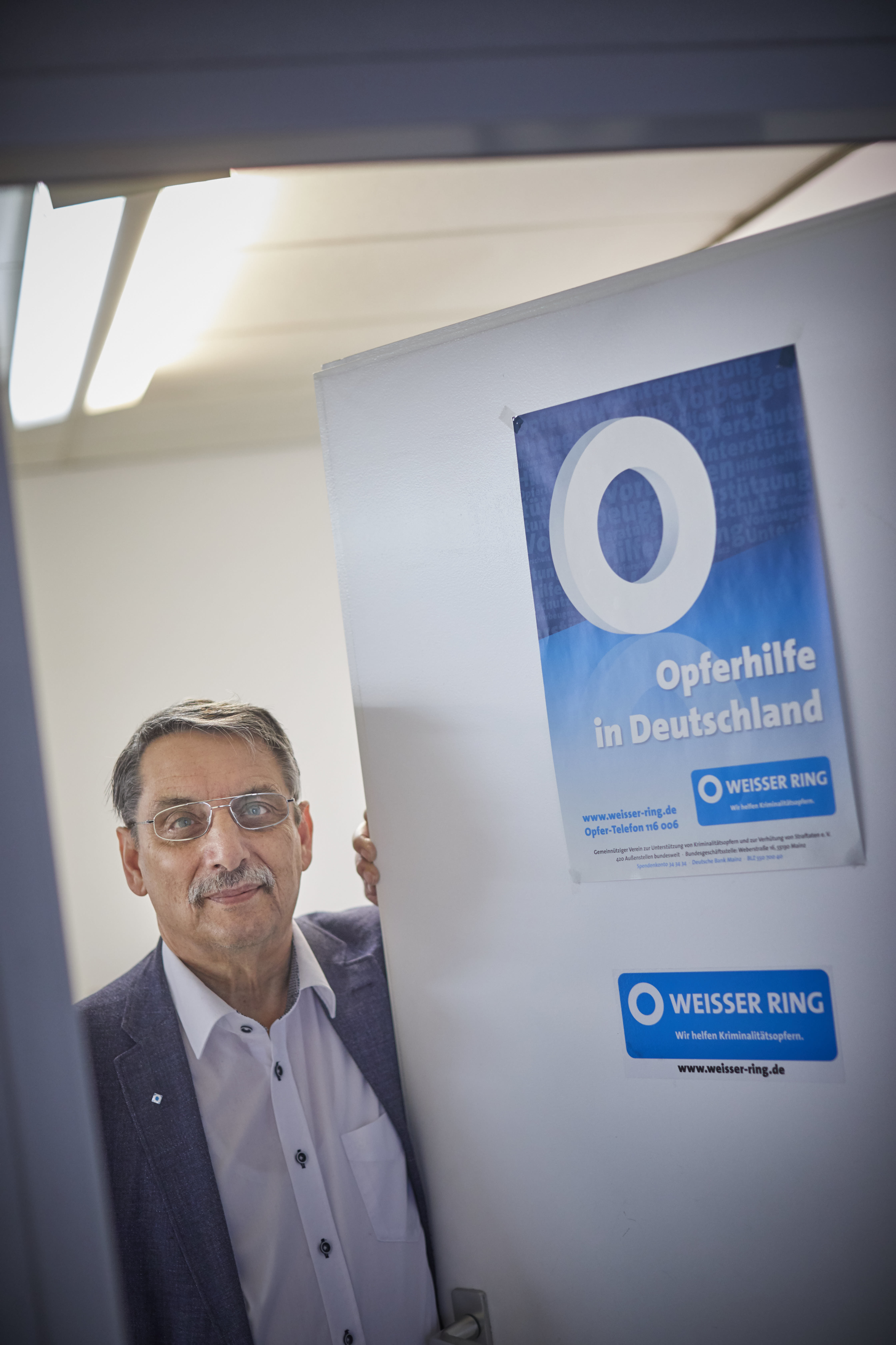 Gunter Harder-Knoop, der neue Leiter vom Weißen Ring Ortenaukreis, hilft mit elf ehrenamtlichen Mitarbeitern den Opfern von Straftaten.