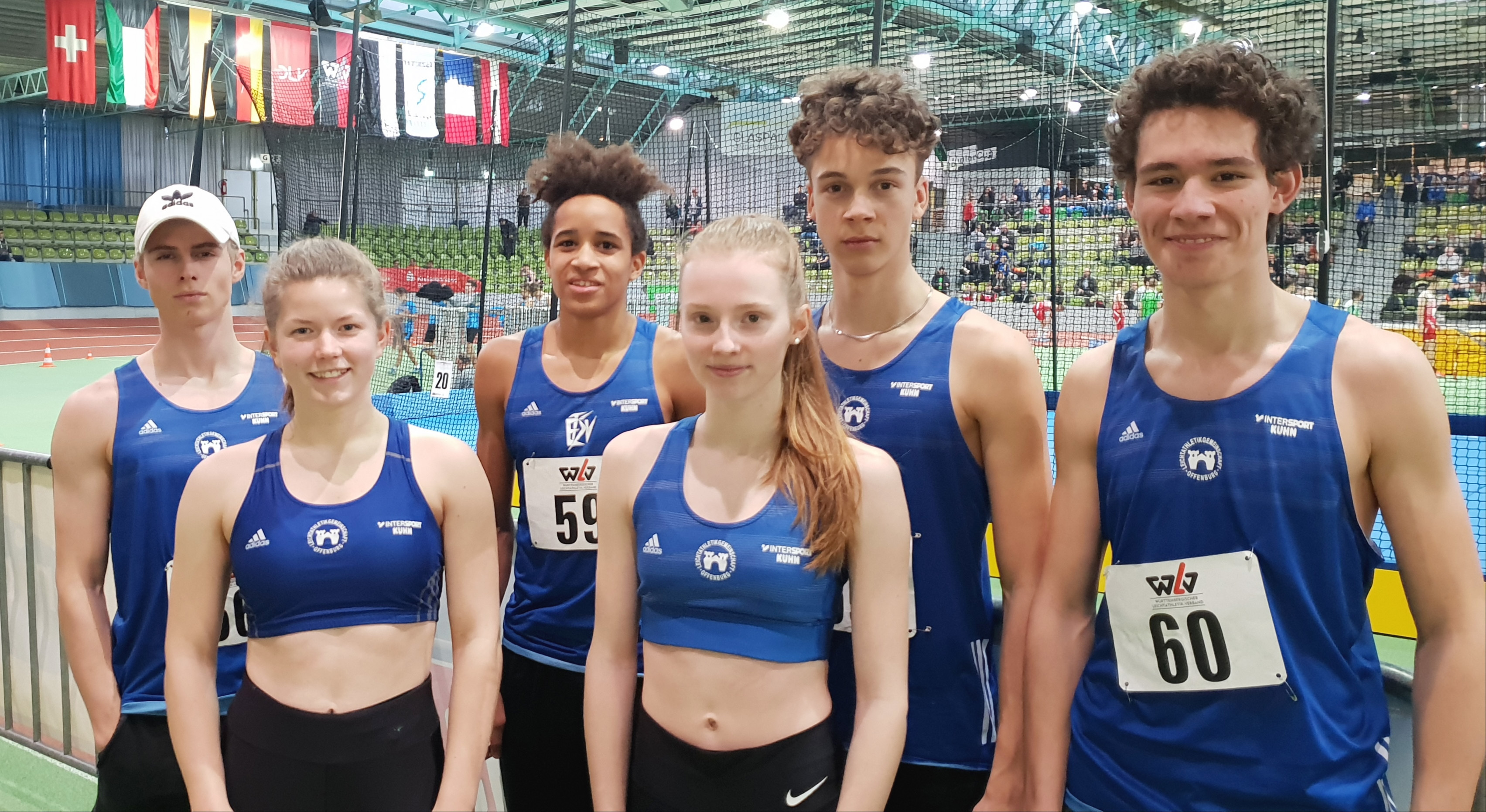 Julian Makrutzki, Emely Sommer, Malik Skupin-Alfa, Nicole Jansen, Elija Calließ, Maximilian von Neveu (von links)