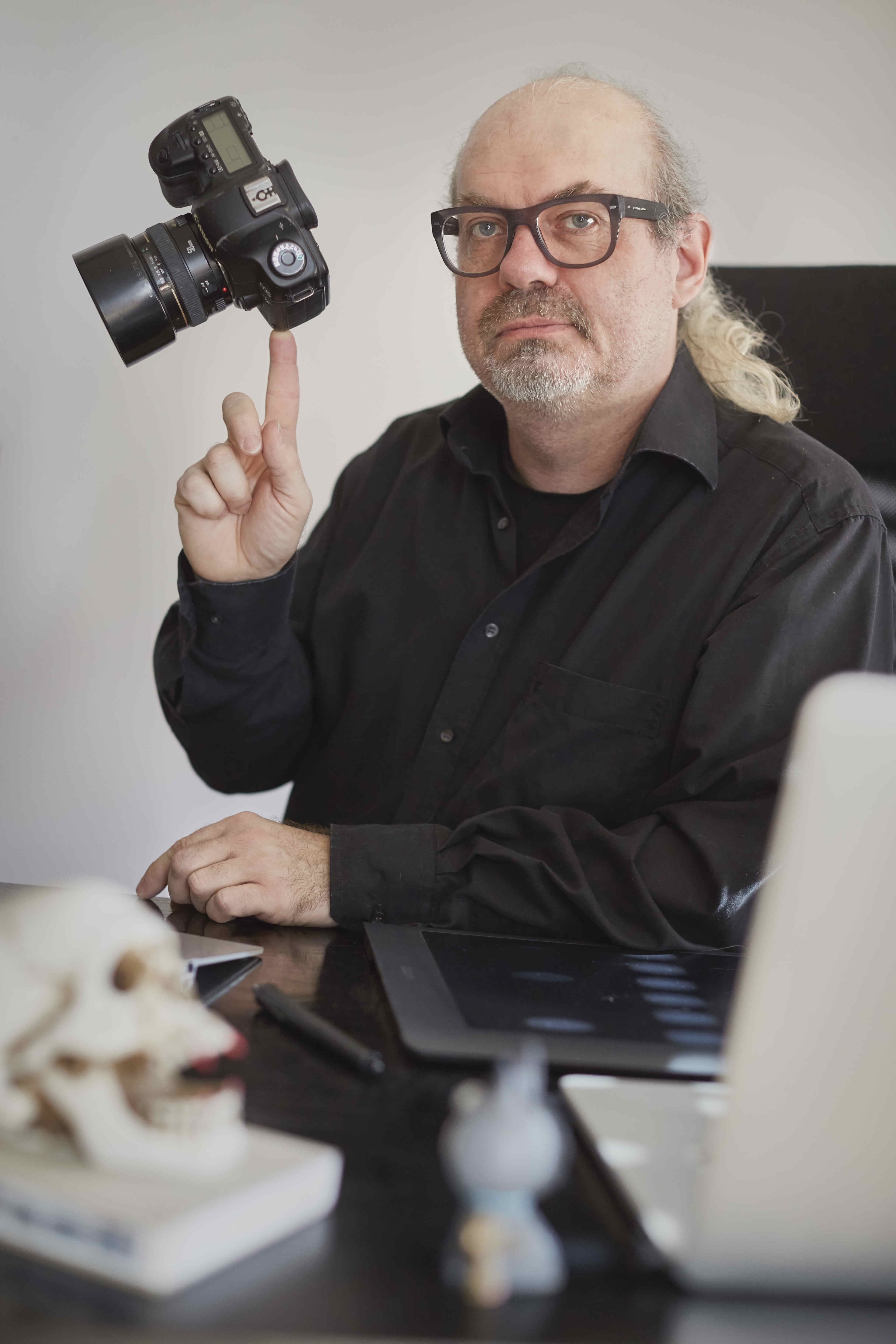 Michael Bode im Selbstporträt