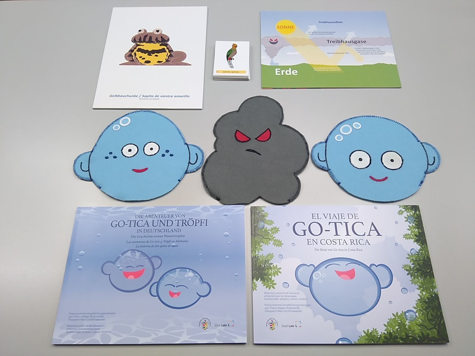 Die Wassertropfen Go-tica und Tröpfi und sind die Hauptdarsteller.