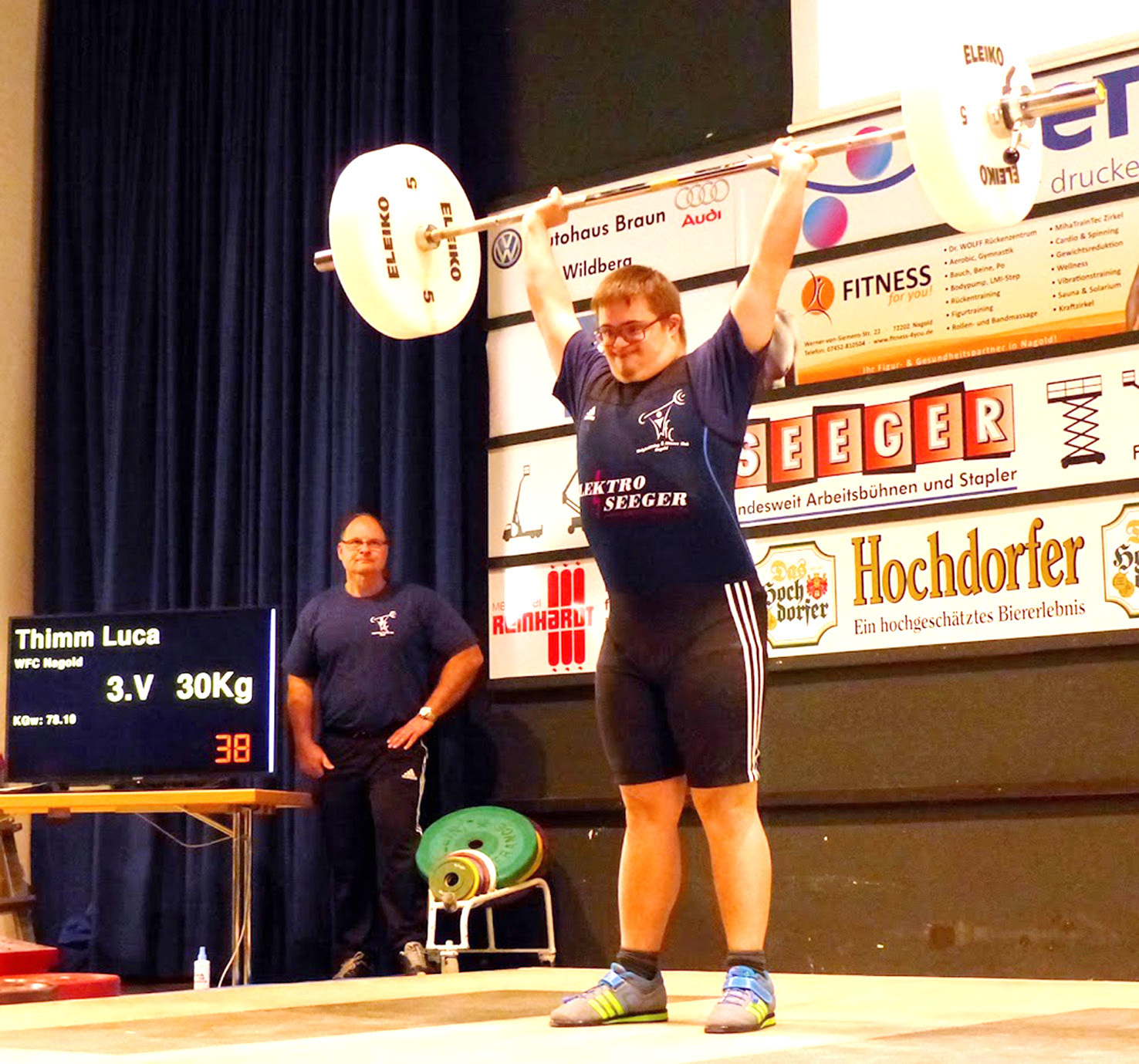 Luc Thimm aus Offenburg gilt als große Hoffnung in der deutschen Gewichtheberszene.