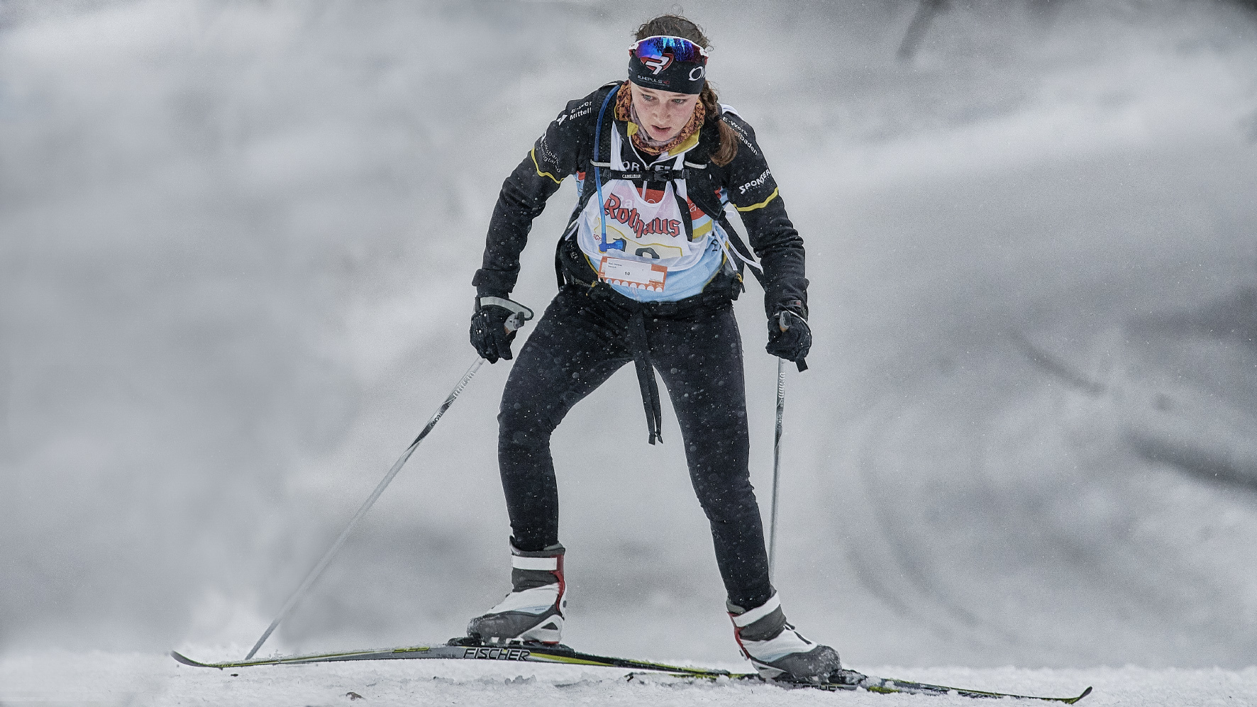 Das Mountainbike-Ass Clarissa Mai war auch in der Loipe stark.