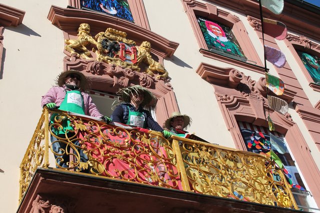 Die Stadtspitze hat sich im Rathaus verschanzt. | Foto: gro
