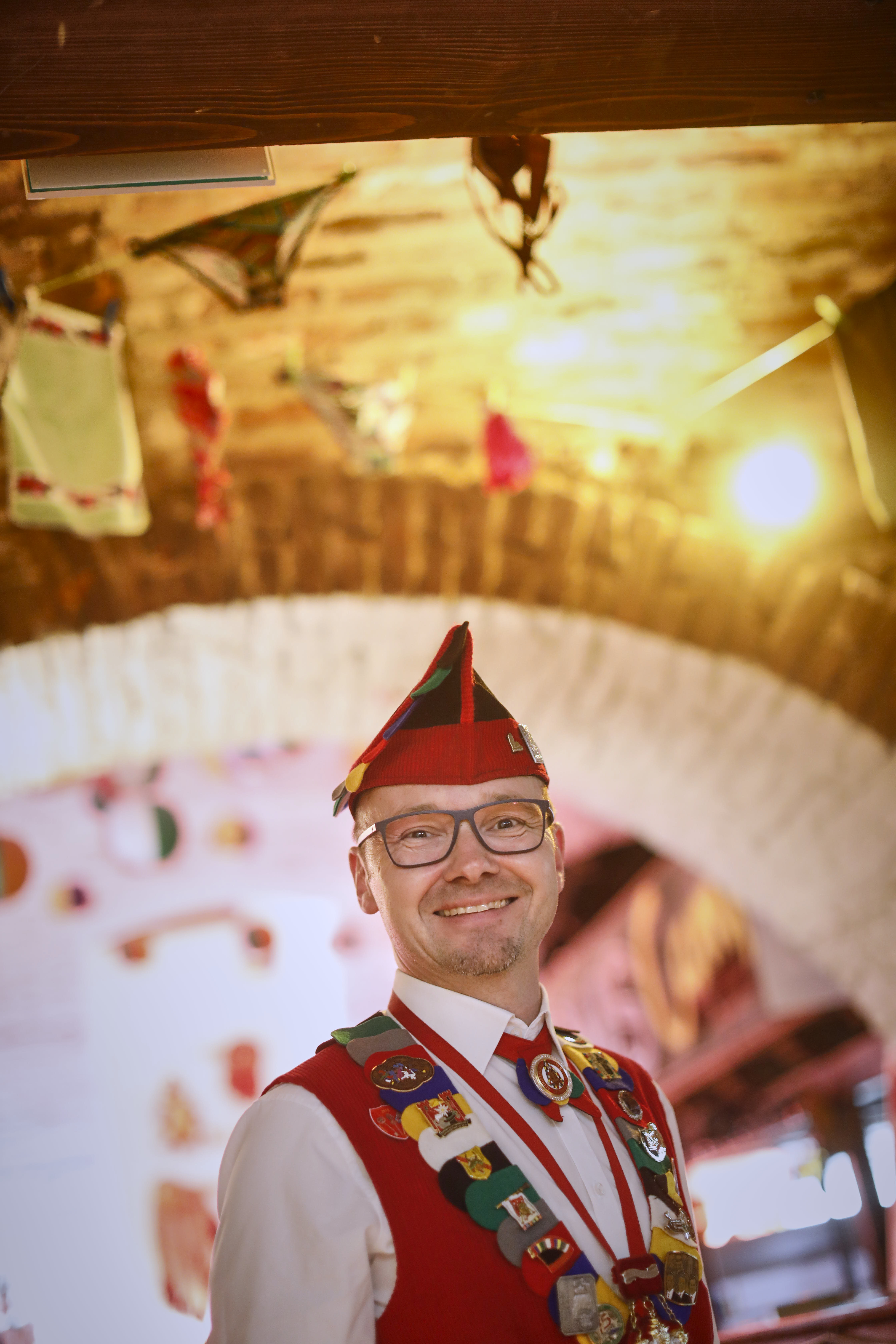 Thomas Decker, Zunftmeister der Althistorischen Narrenzunft, hat mit 22 Jahren im Fanfarenzug begonnen.