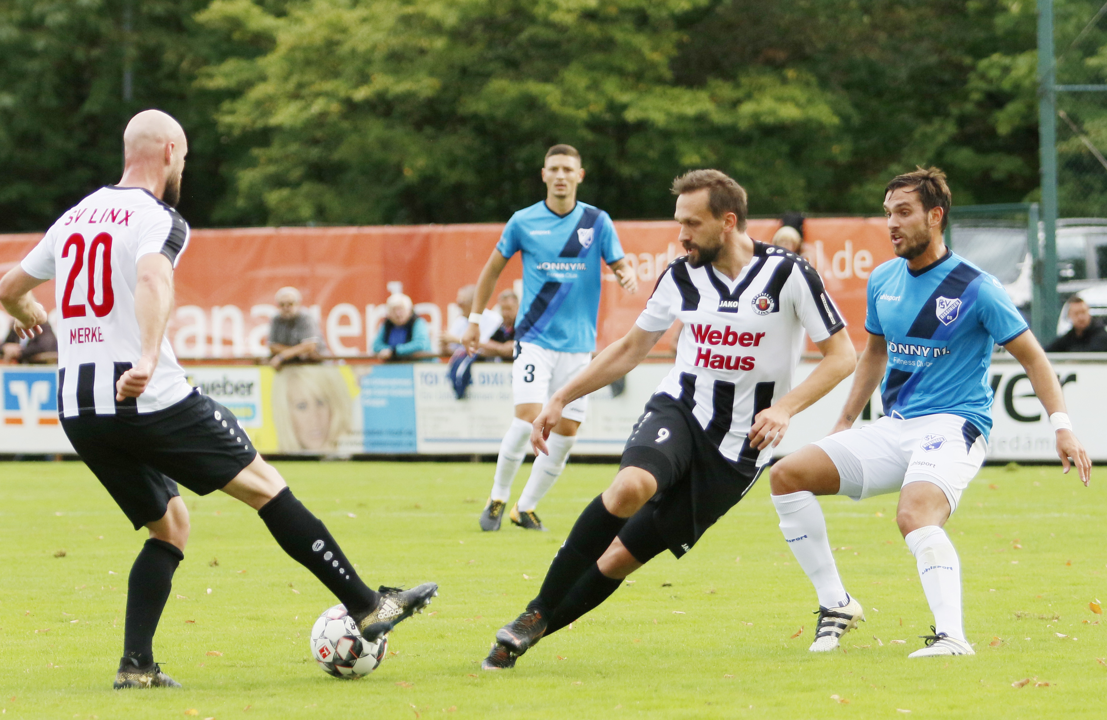 Die Offensive des SV Linx konnte sich in Bissingen nicht durchsetzen.