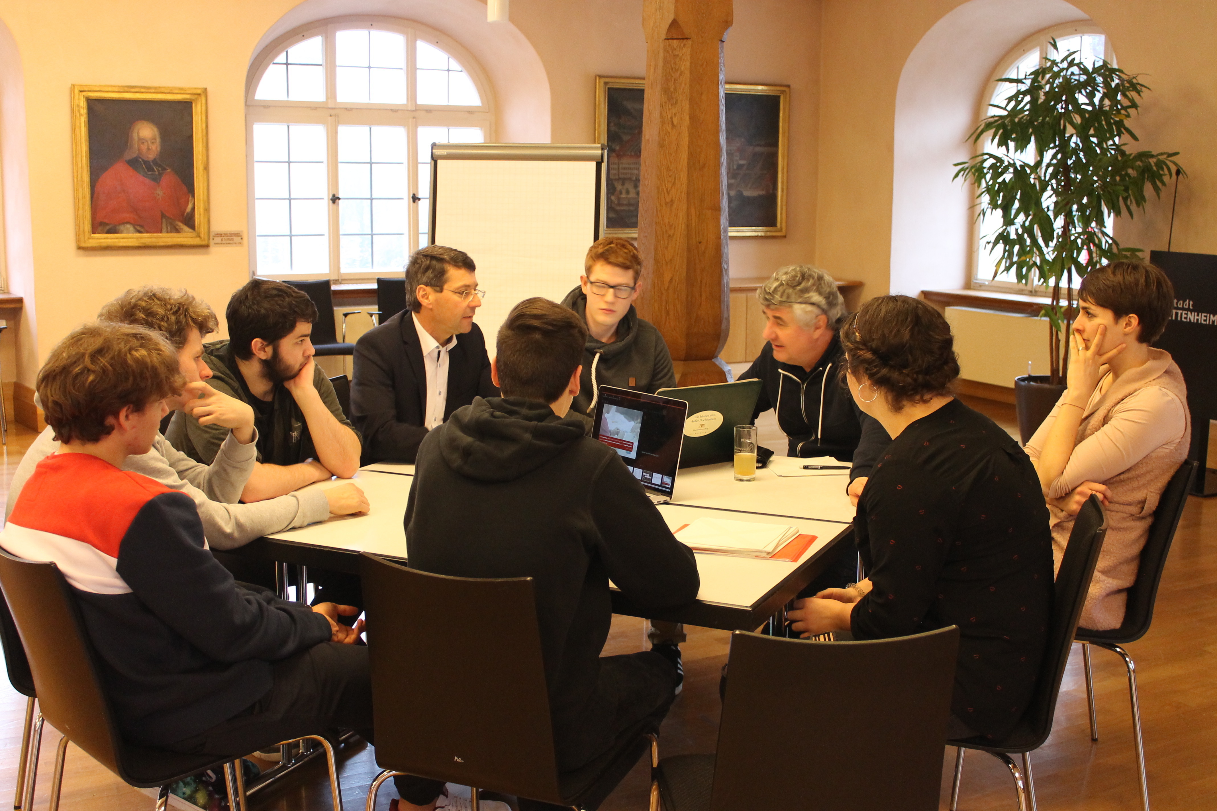 Derzeit wird in Ettenheim das Erstwählerforum vorbereitet.