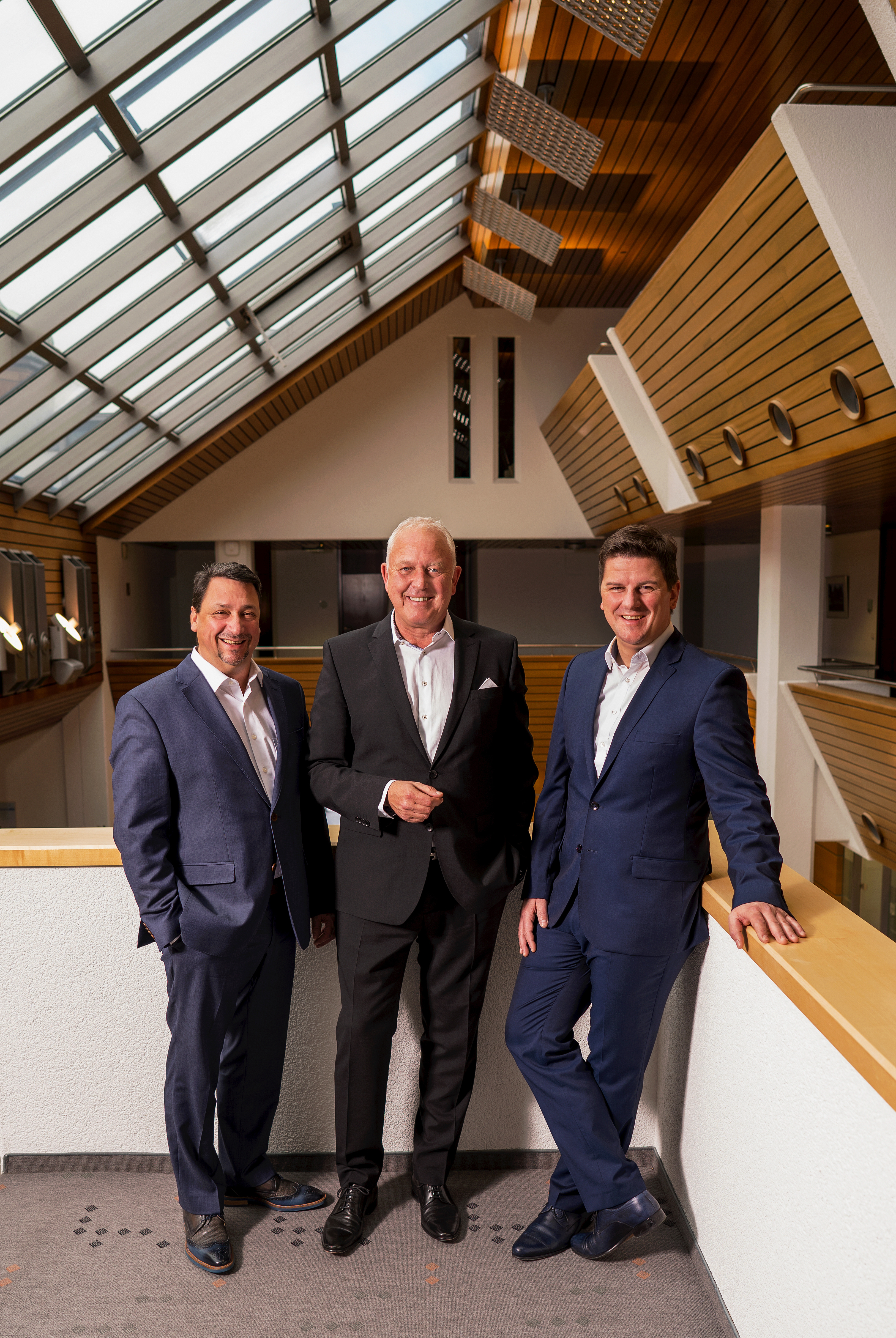Vorstand der Volksbank Bühl (v. l.): Marco Feit, Claus Preiss (Vorsitzender) und Hans-Jörg Meier