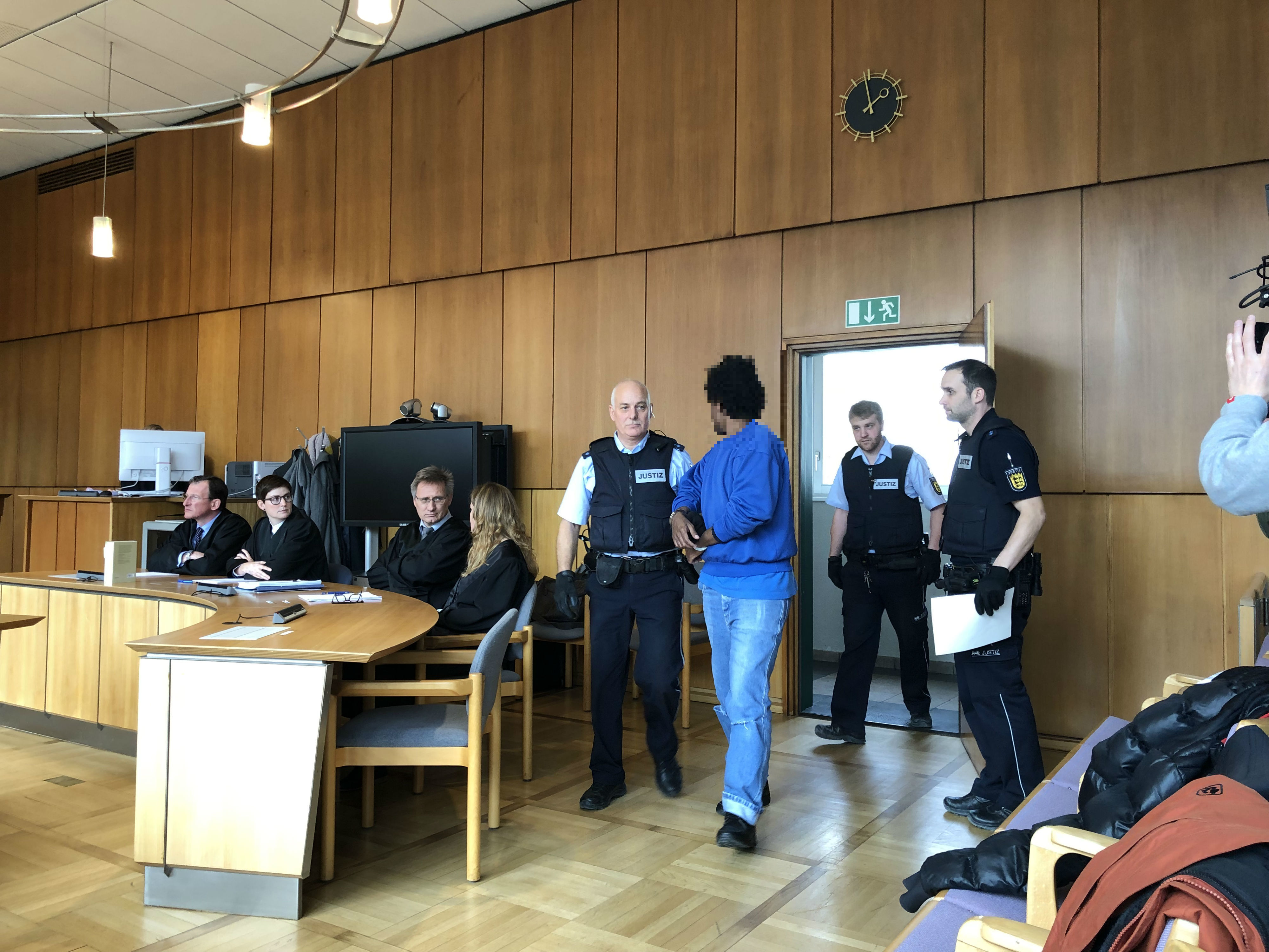 Der Angeklagte vor der Urteilsverkündung im März.