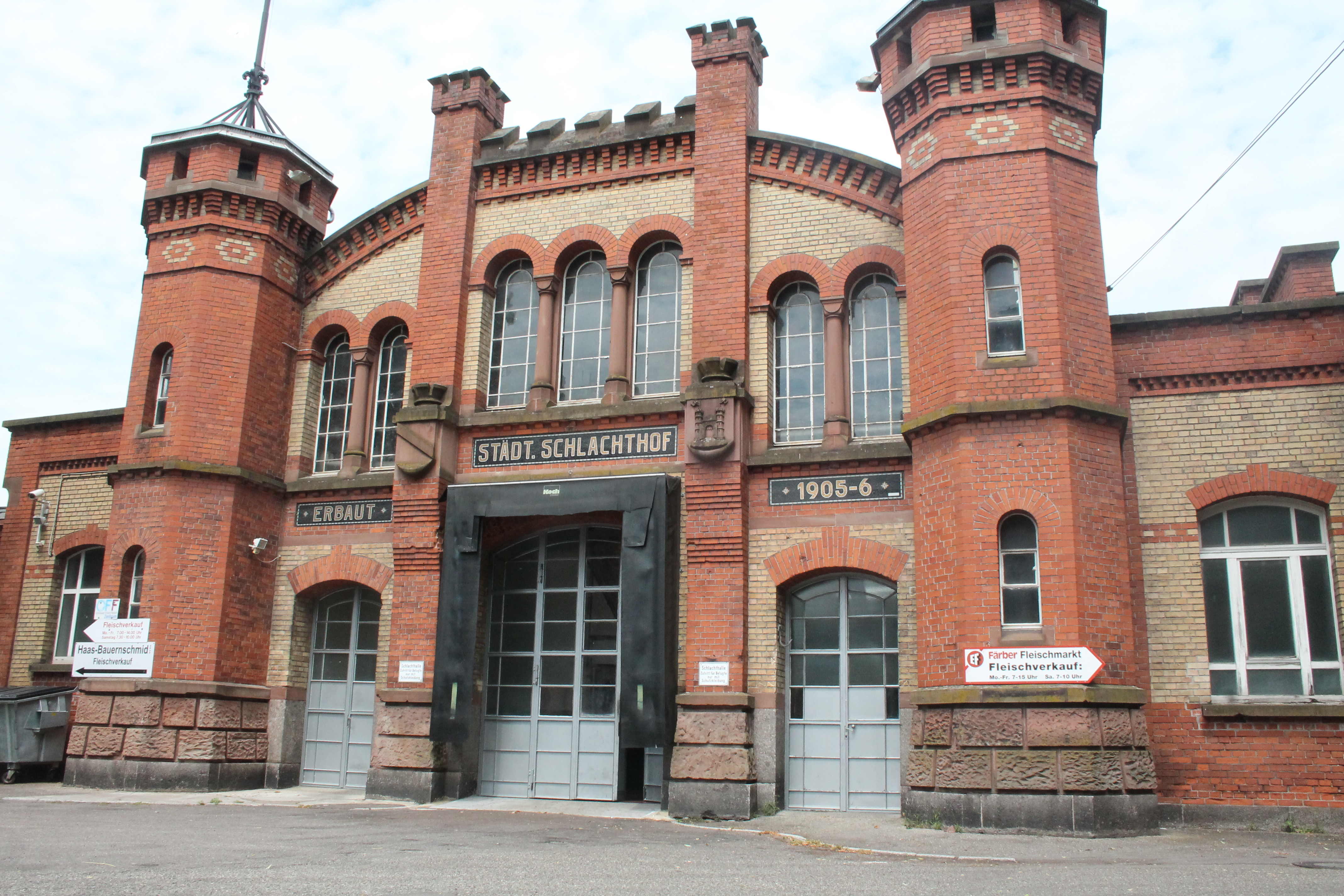 Endpunkt im Süden des städtischen Sanierungsgebiets in Offenburg ist der Schlachthof.