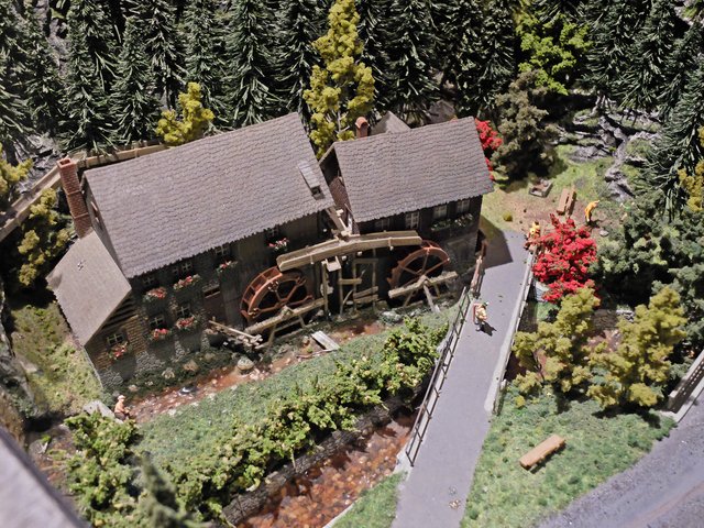 Die Hexenlochmühle. Ein Schmankerl auf jeder Modellbahn. | Foto: Alfred Schramm