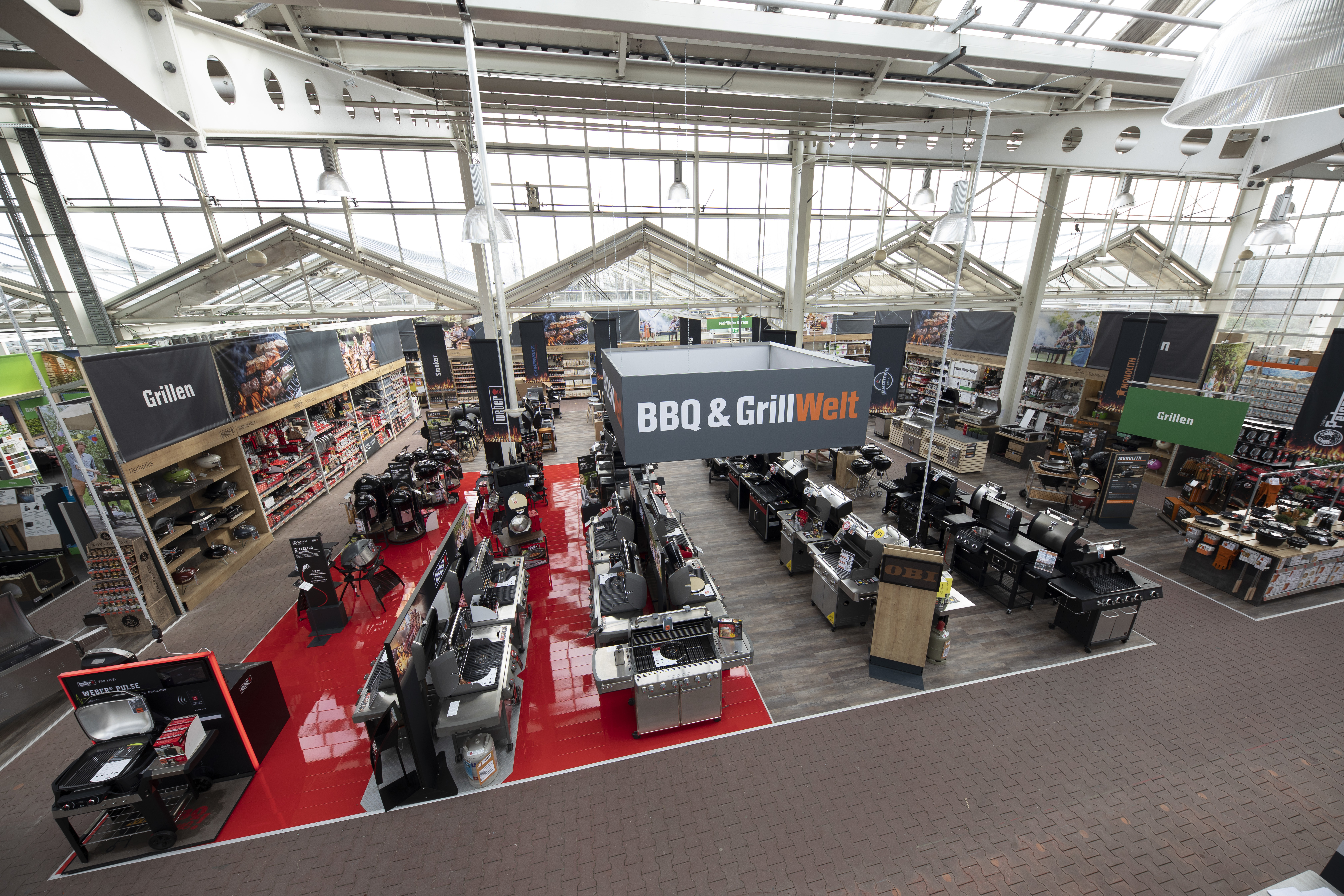 Am Samstag eröffnet der OBI-Markt seine neue Grillwelt.