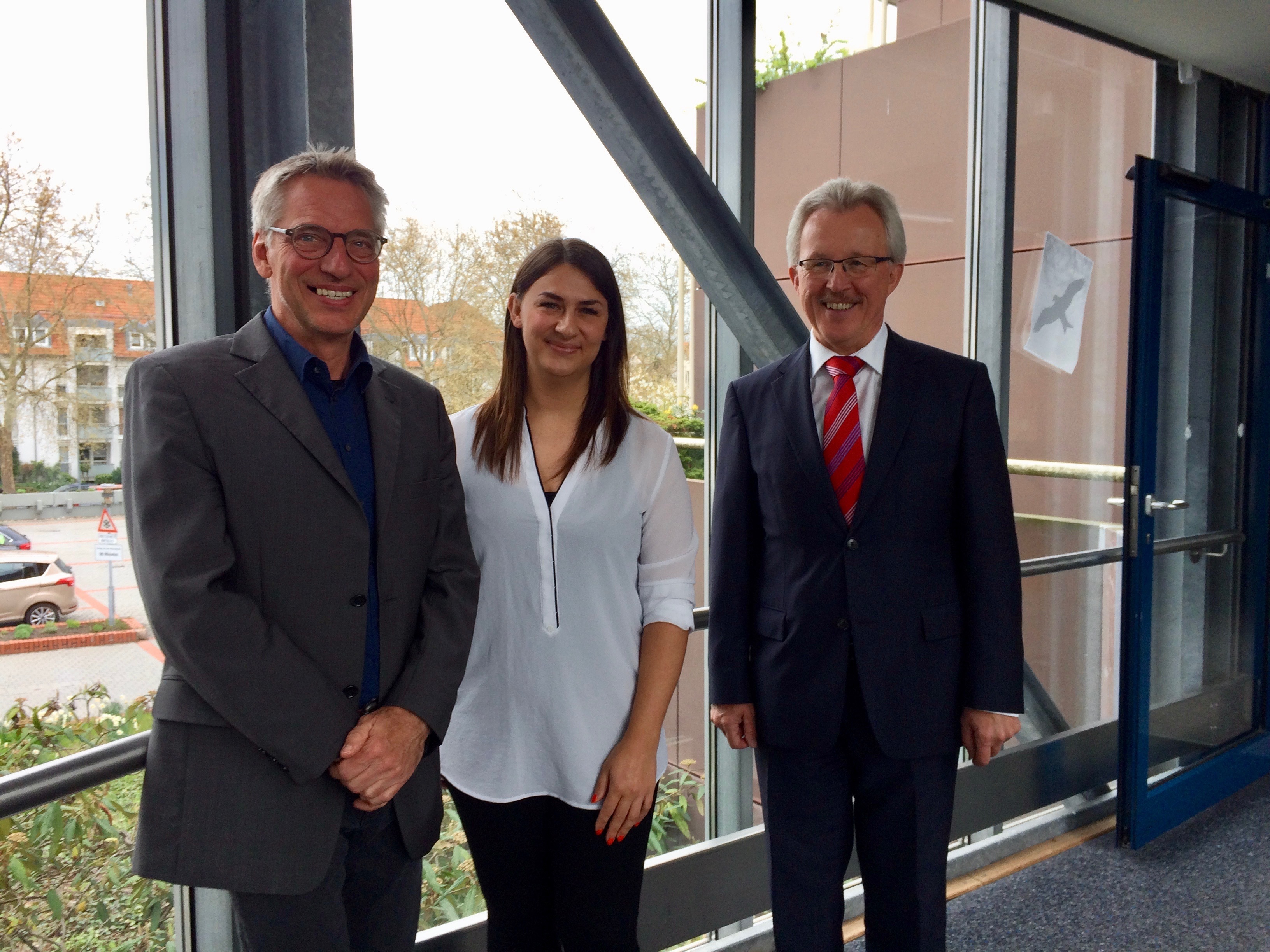 Zukunftsstrategen (v.l.): Armin Mittelstädt, Leiter KOA, Juliane Prohaska, Expertin U25, Georg Benz, Kreissozialdezernent