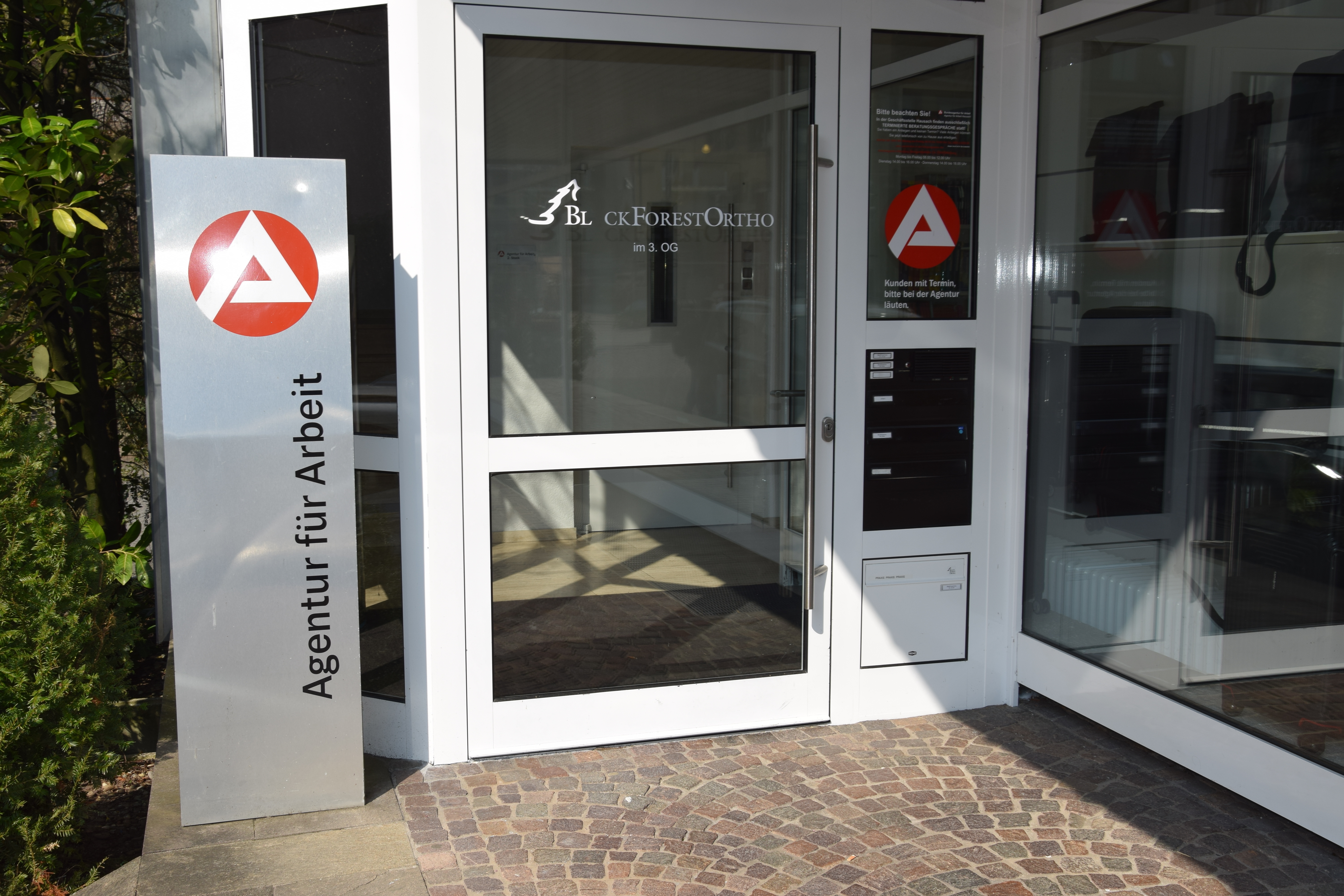 Die Agentur für Arbeit in der Hausacher Hauptstraße 6