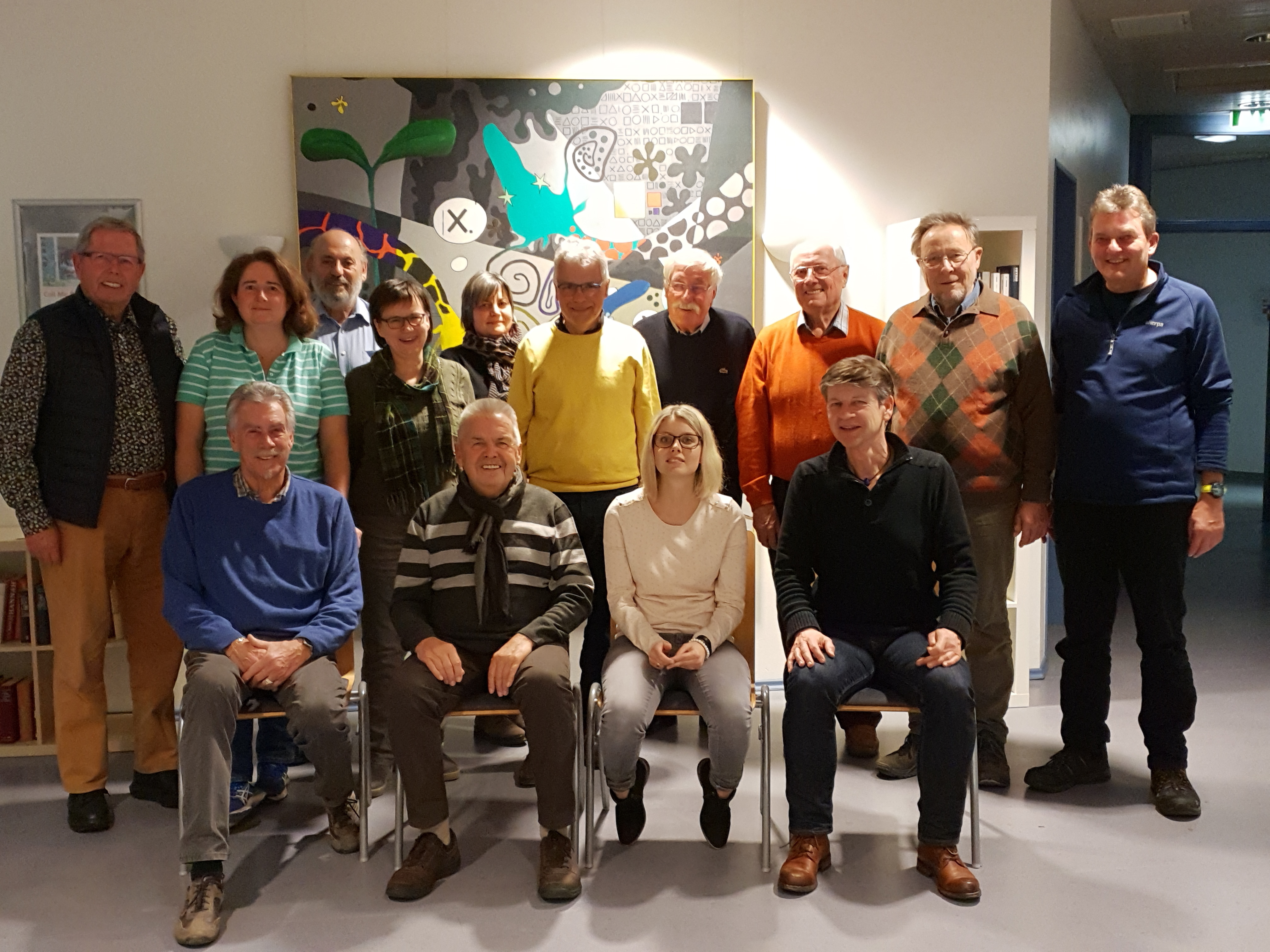 181 Mitgliesfamilien hat die Bürgermeinschaft Uffhofen. Unser Foto zeigt den amtierenden Vorstand.
