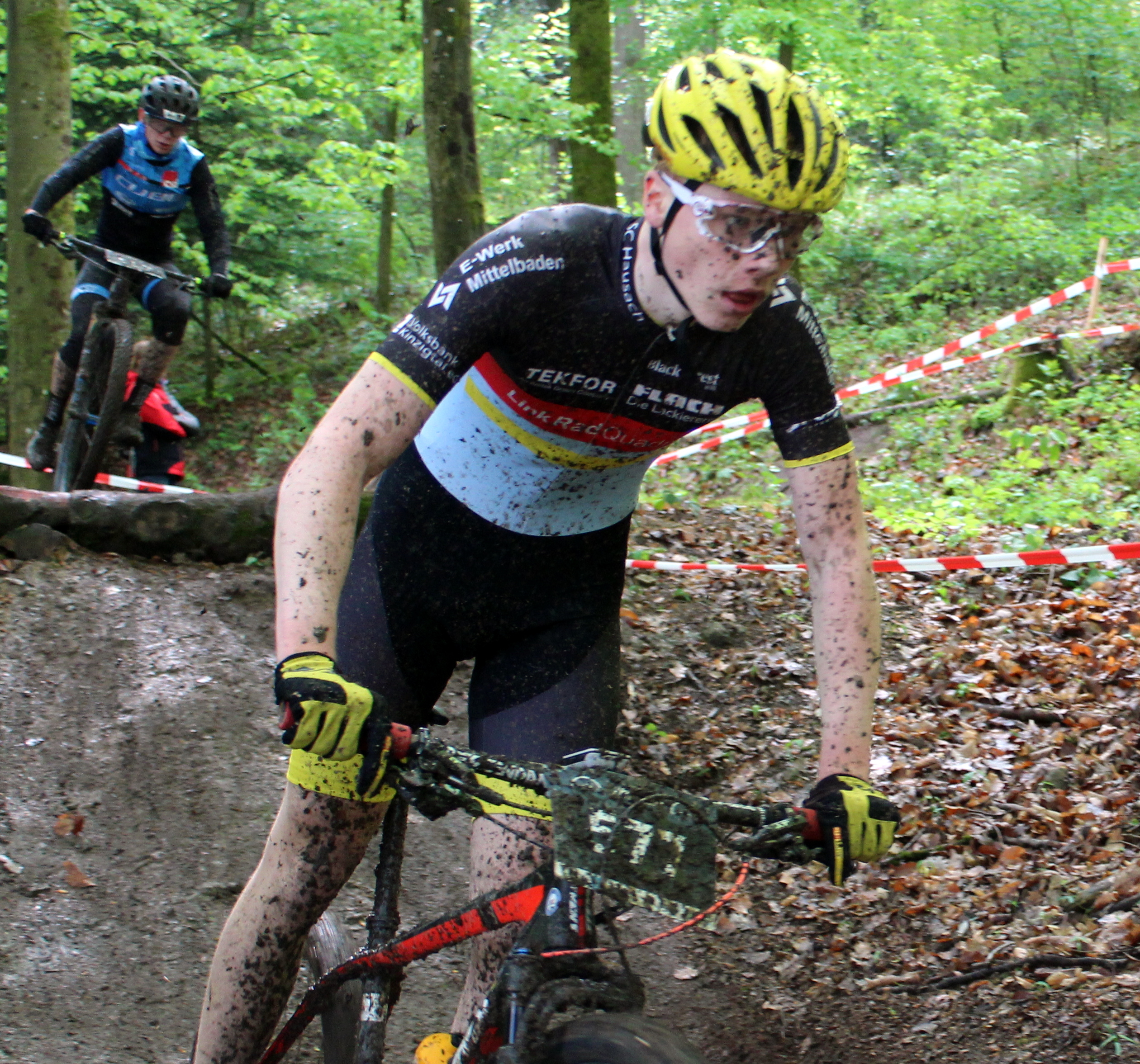 Stephan Mayer fuhr als Zweiter des XCO-Races aufs Podest und führt momentan die Gesamtwertung der Bundesnachwuchssichtung an.