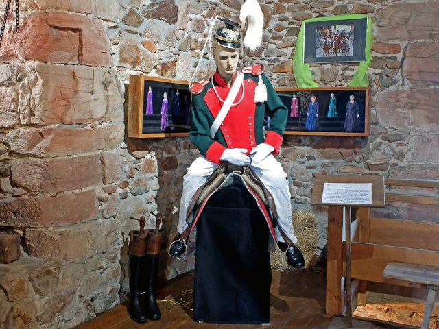 Ein fescher Zeller Ulan (s´Pferdle blieb im Stall). Als Ulanen,  bezeichnet man eine mit Lanzen bewaffnete Gattung der Kavallerie.  | Foto: Alfred Schramm