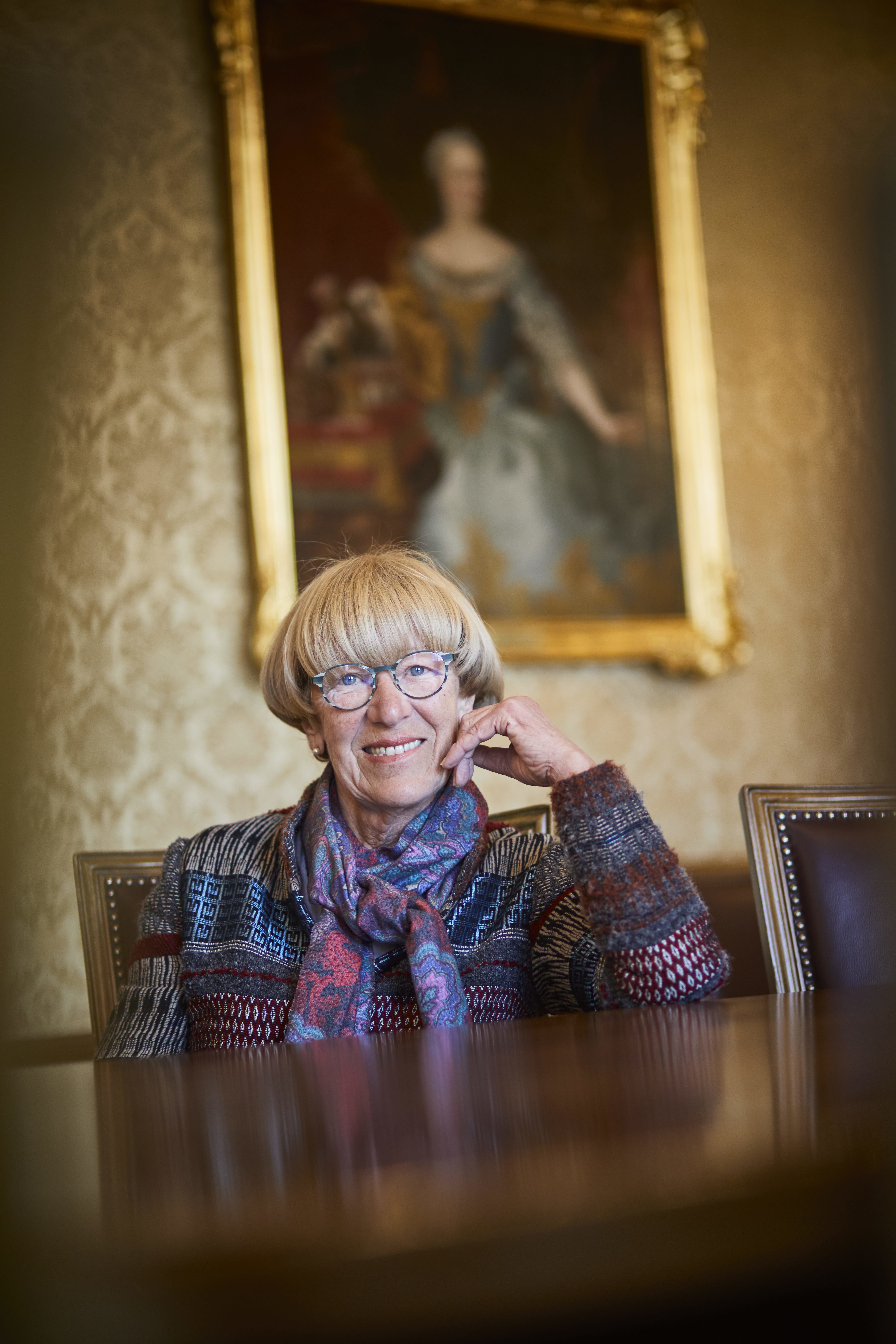 Gerda Bohnert im früheren Ratssaal des Gengenbacher Rathauses, wo sie als Stadträtin angefangen hat.