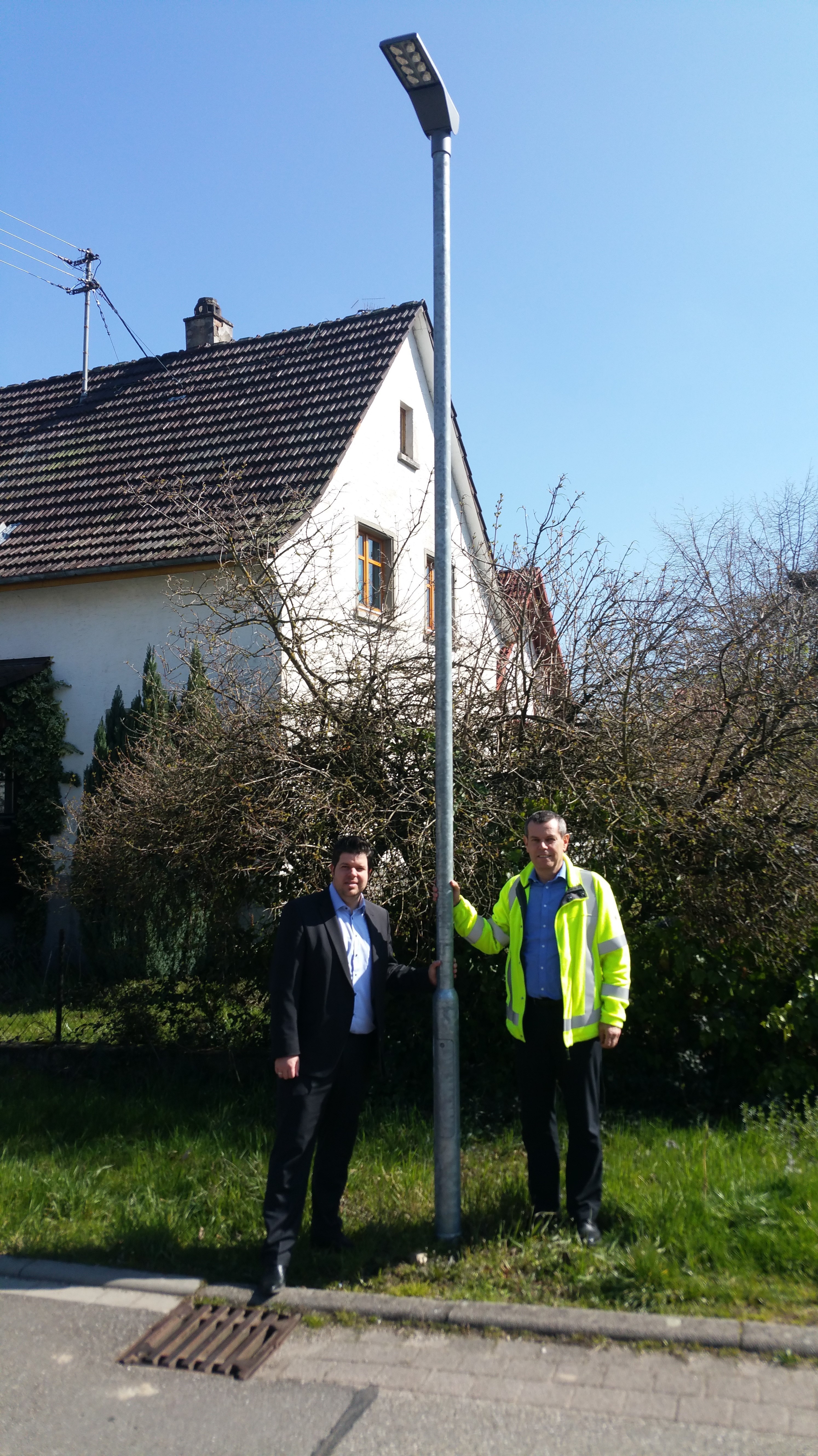 Dank LED-Leuchten sparte die Gemeinde Durbach Energie.
