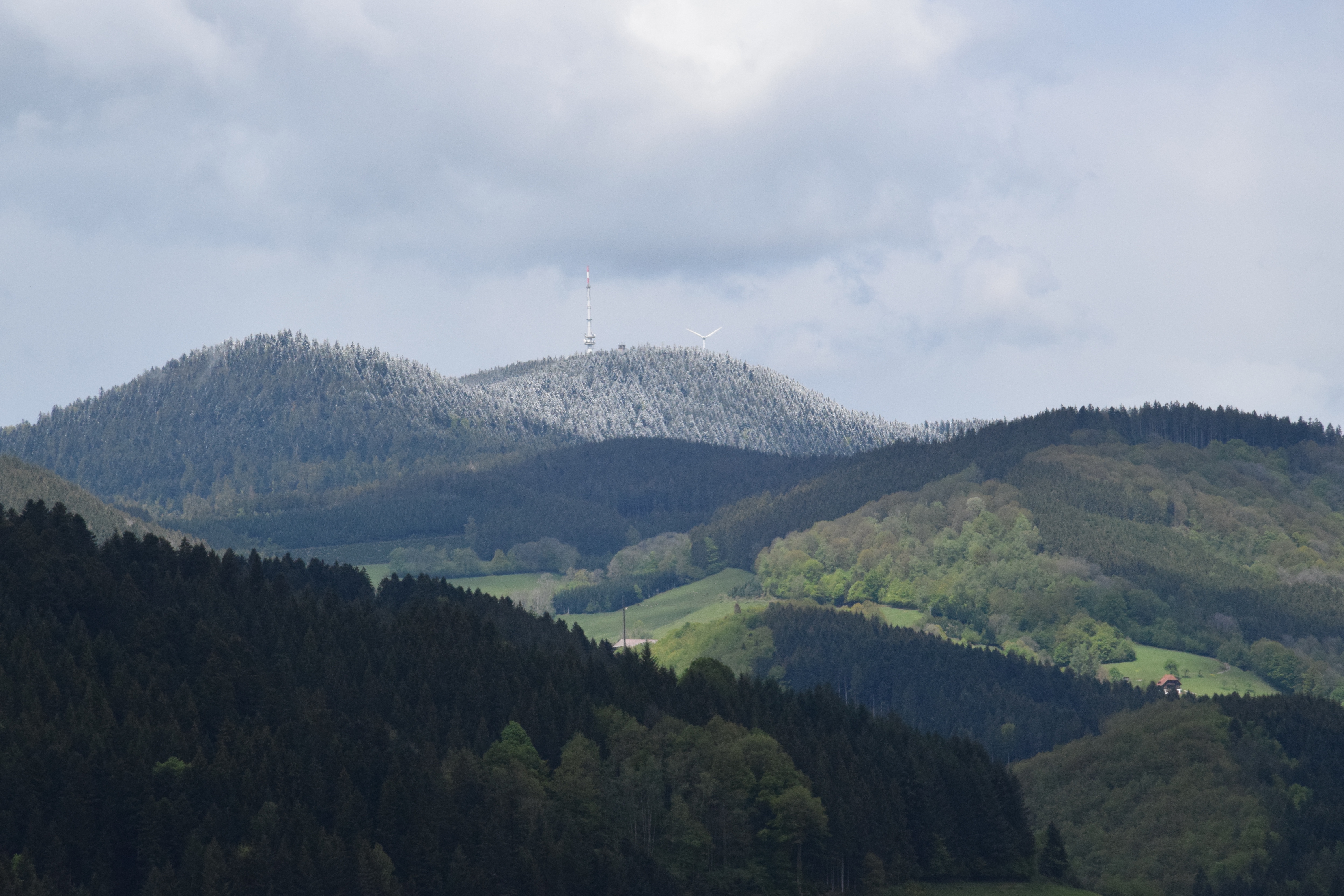 Am vergangenen Wochenende lag noch Schnee auf dem Brandenkopf.