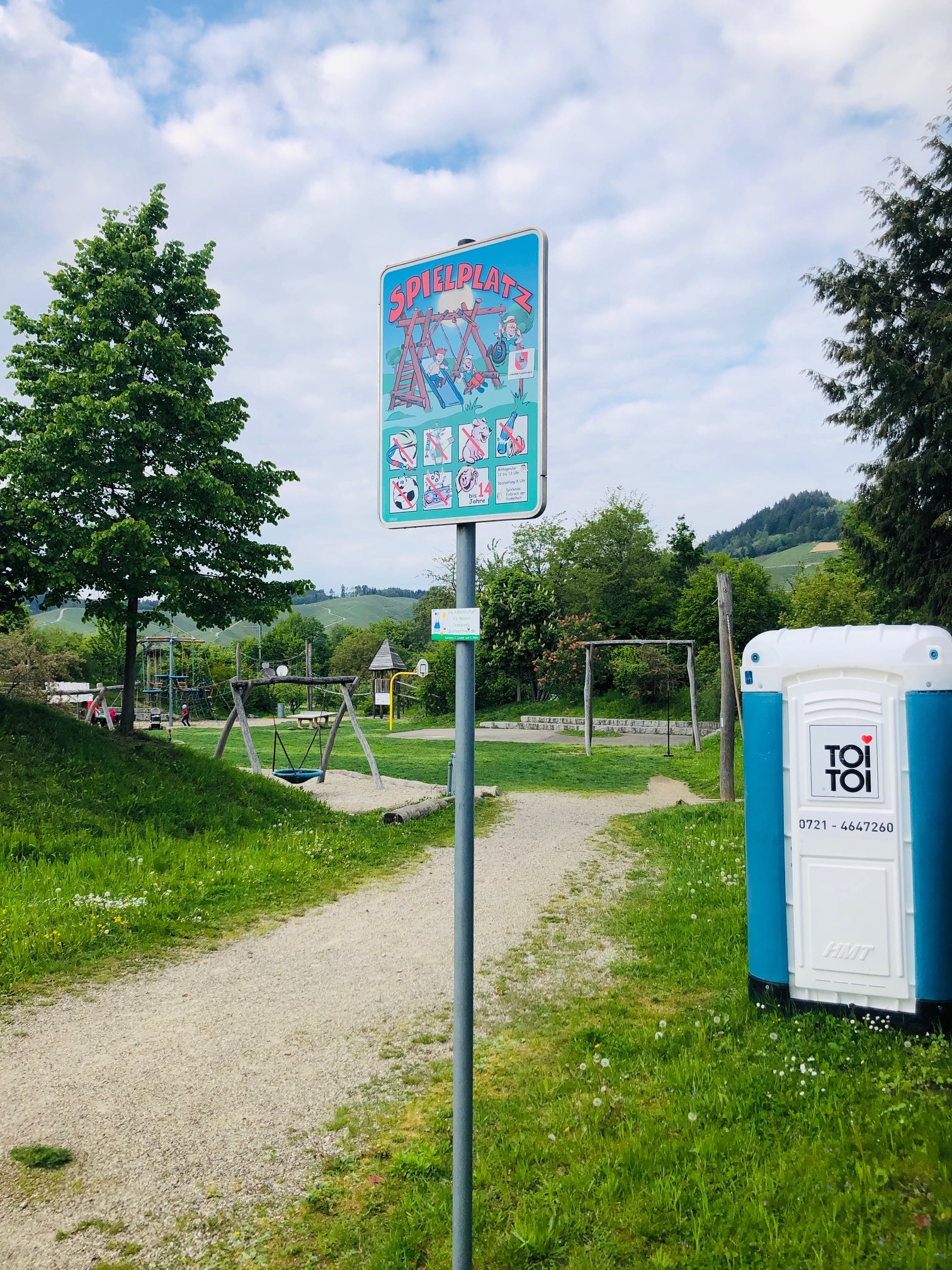 Stilles Örtchen für Besucher.