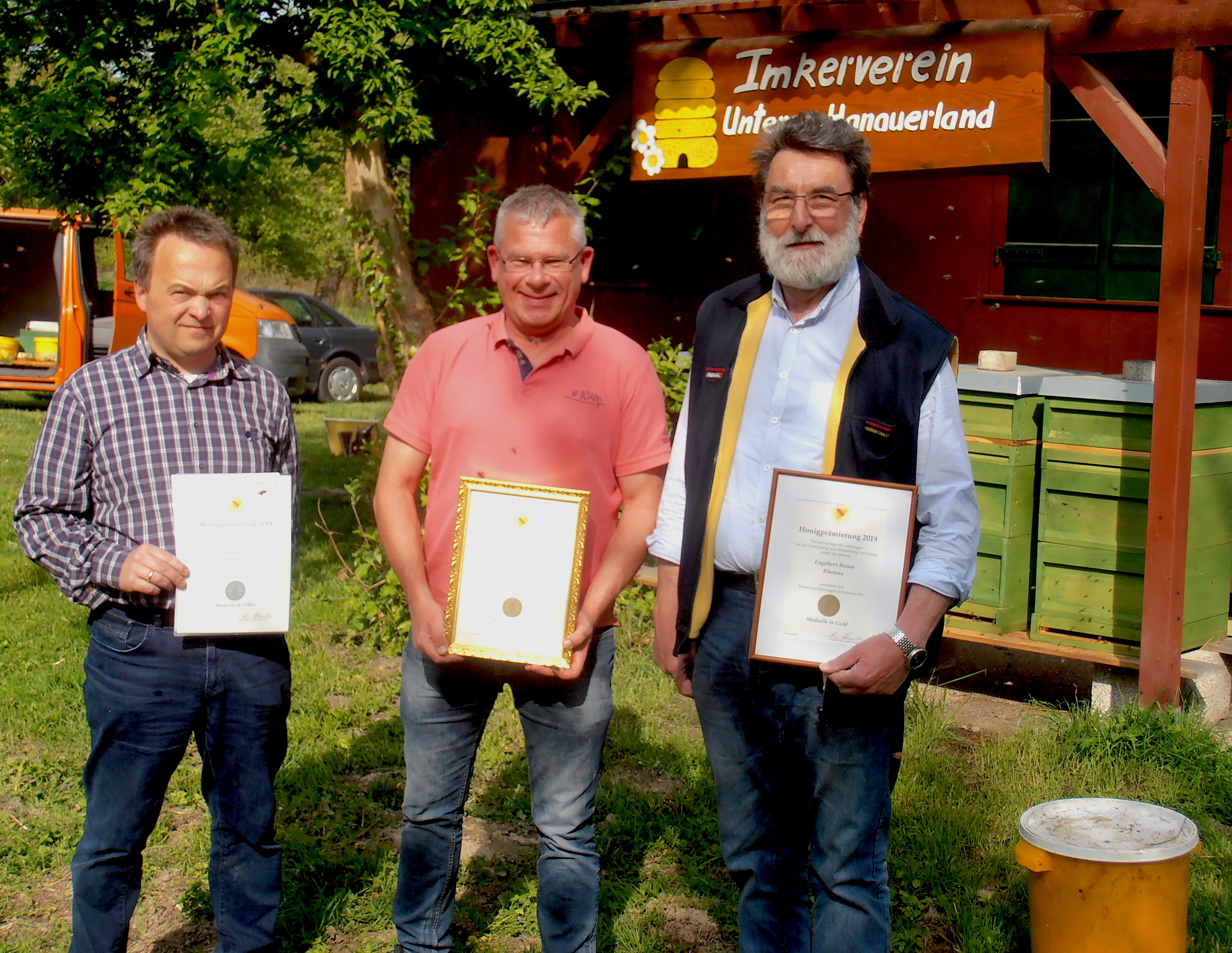 von links: Andreas Fien, Michael Timm und Engelbert Braun