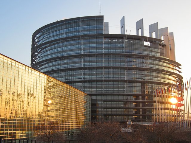 Das Europäische Parlament in Straßburg