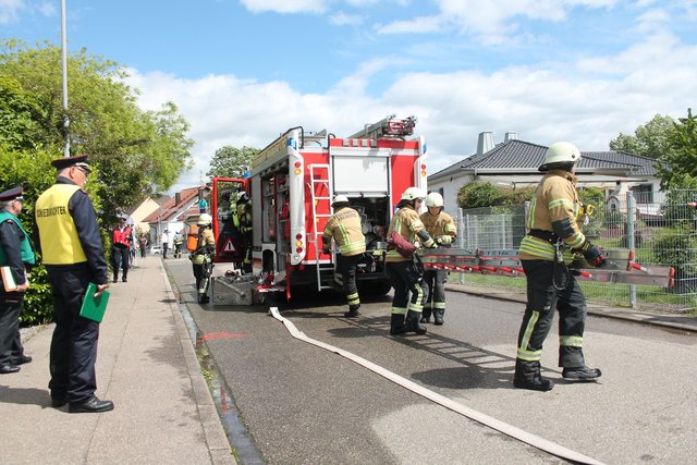 Für das Leistungsabzeichen Gold traten ebenfalls Feuerwehren außerhalb des Ortenaukreises an. Das Edelmetall ist auch bei den Feuerwehrleuten aus Freiburg begehrt. | Foto: Sebastian Thomas