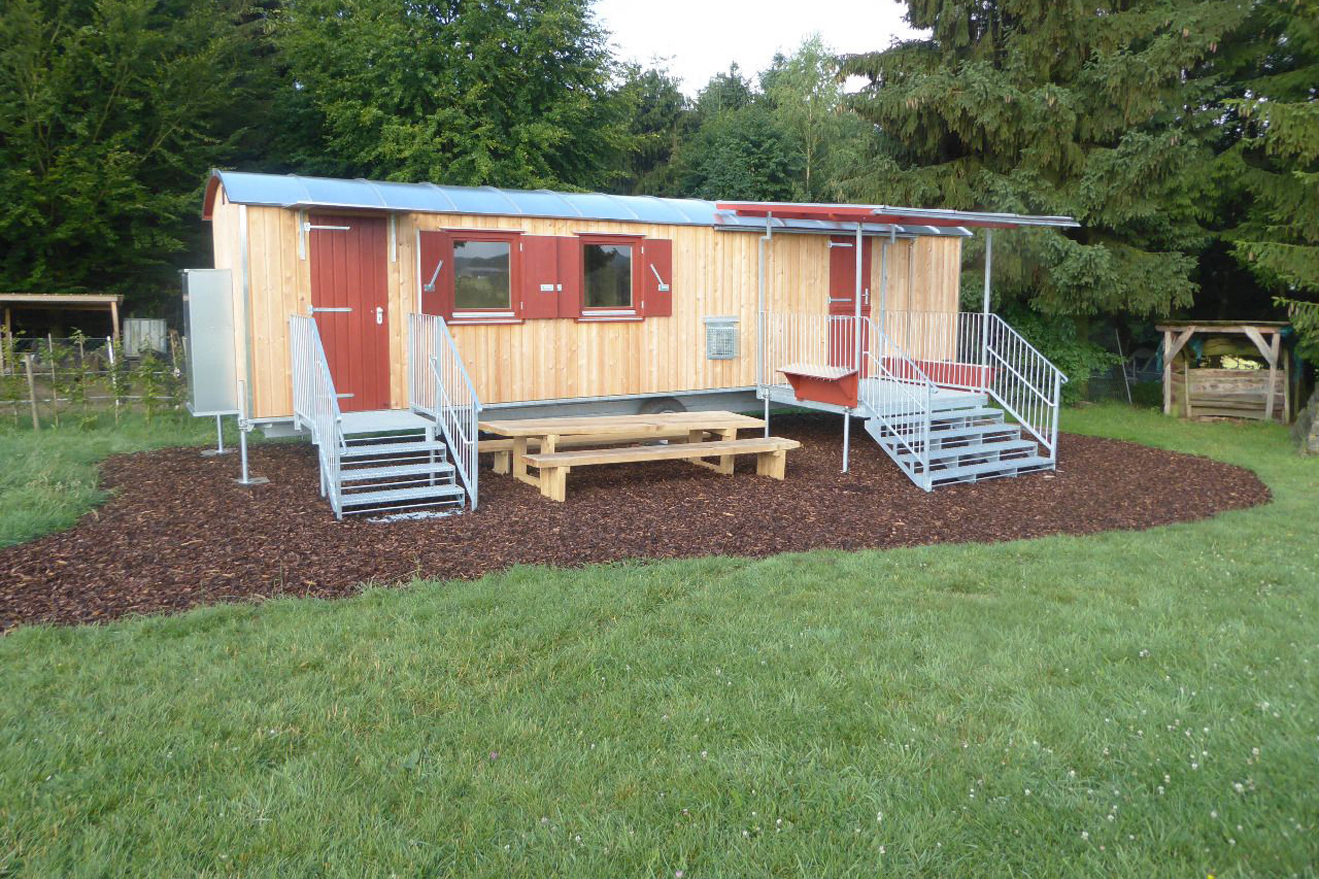 Ein Waldkinderwagen wird künftig auch der neuen Naturkindergartengruppe in Oberkirch zur Verfügung stehen.