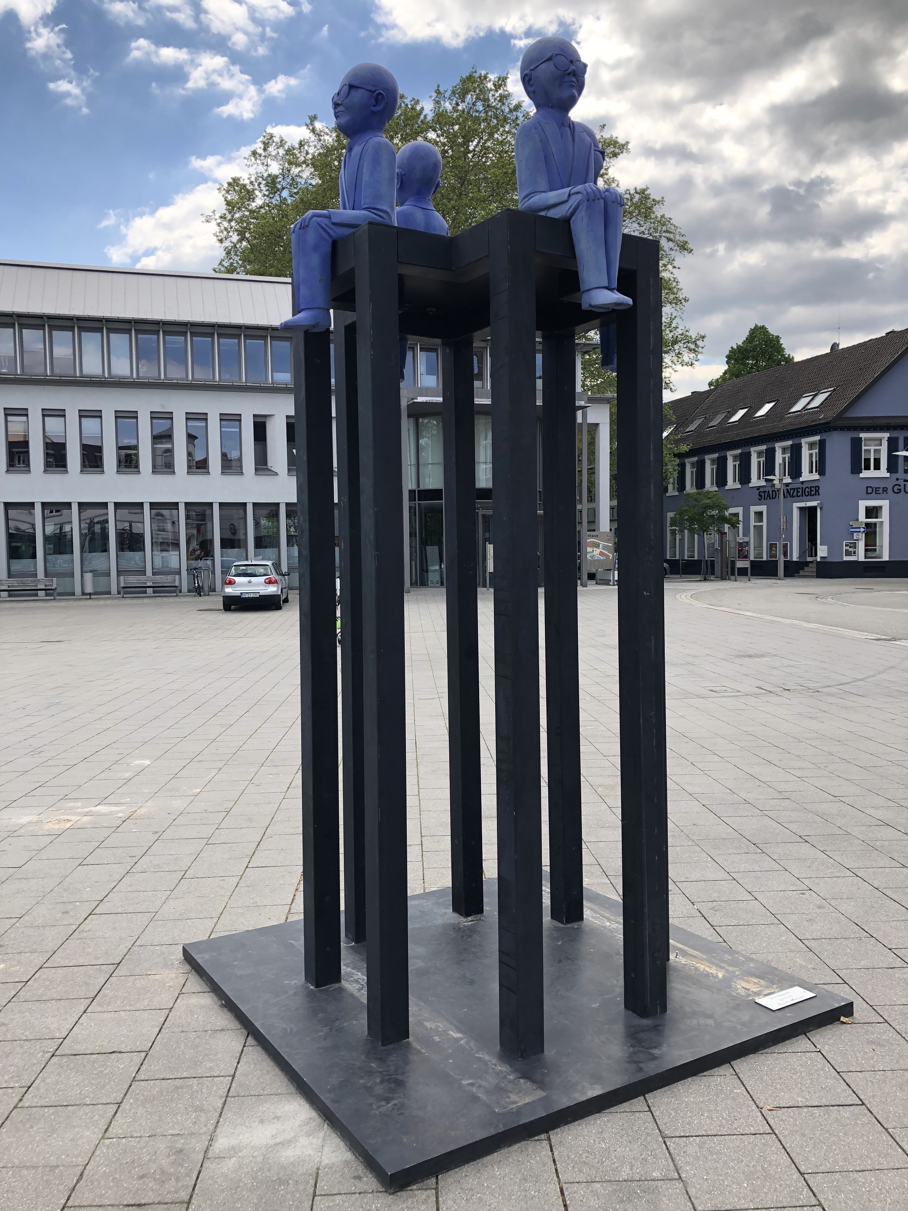 Skulpturen von Guido Messer bereichern das Stadtbild.
