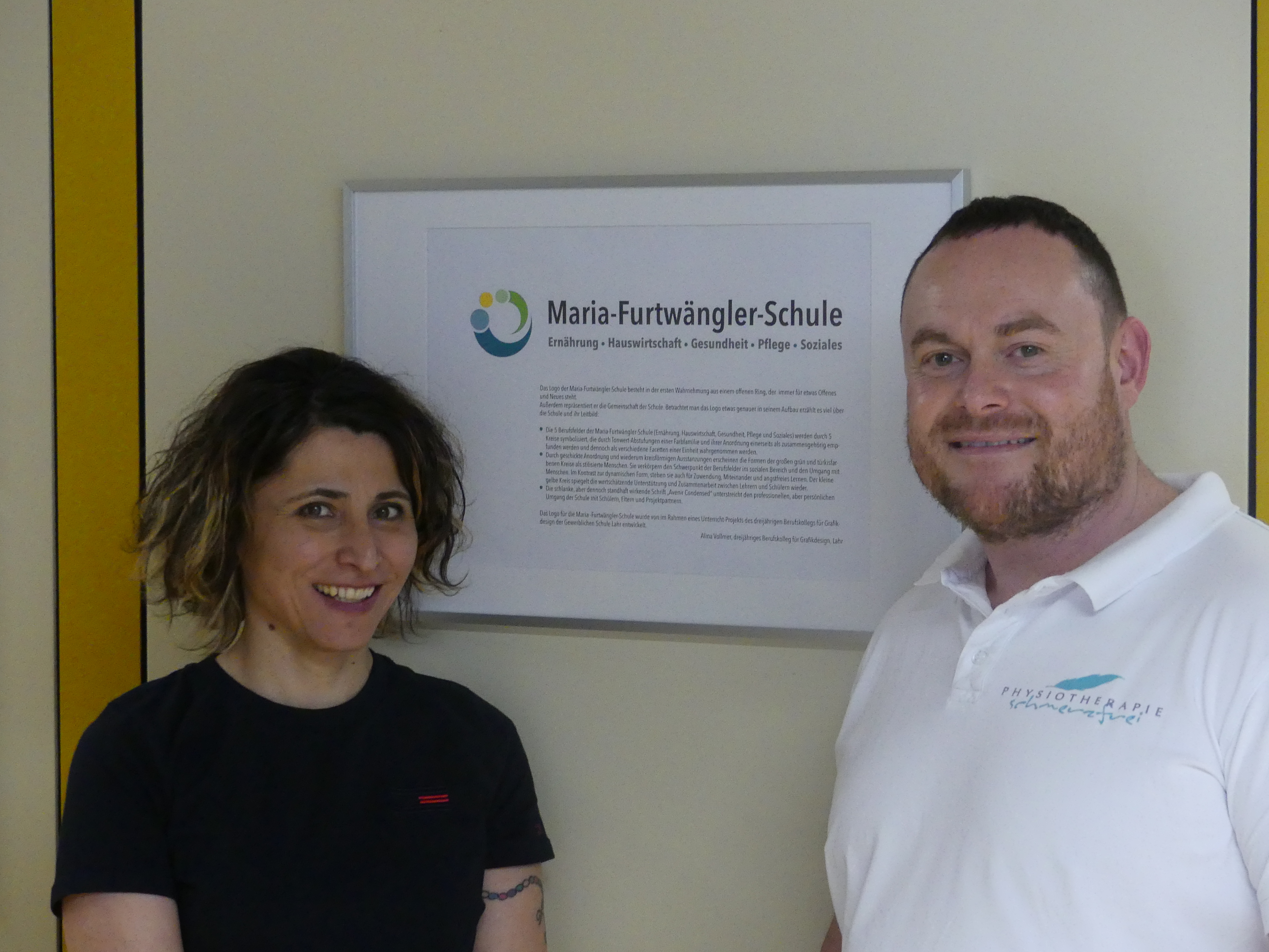 Birgül Yilmaz-Das im Interview mit dem ehemaligen Schüler und selbständigen Physiotherapeut Robert Pfaff