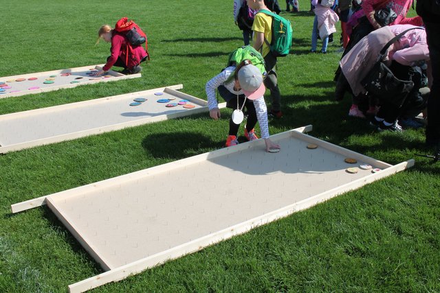 Die Grundschüler haben ihre Ideen von Freiheit auf kleinen  Baumscheiben aufgeschrieben. | Foto: mak