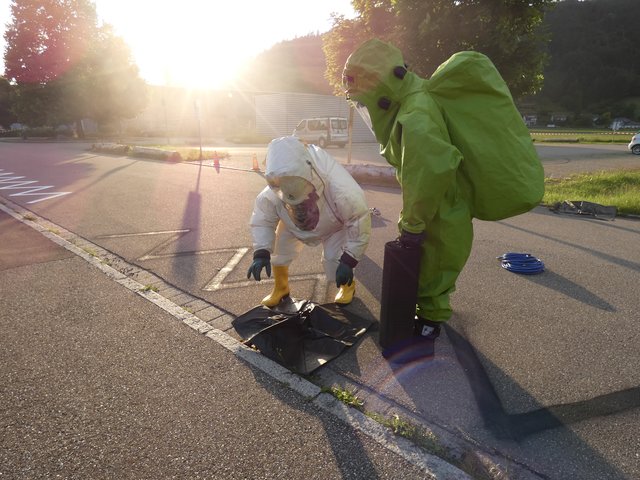 Abdichten der Gullys