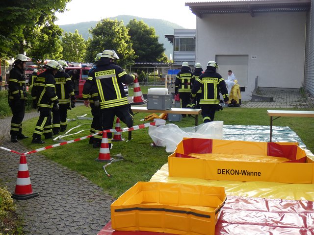 Dekontaminationsplatz