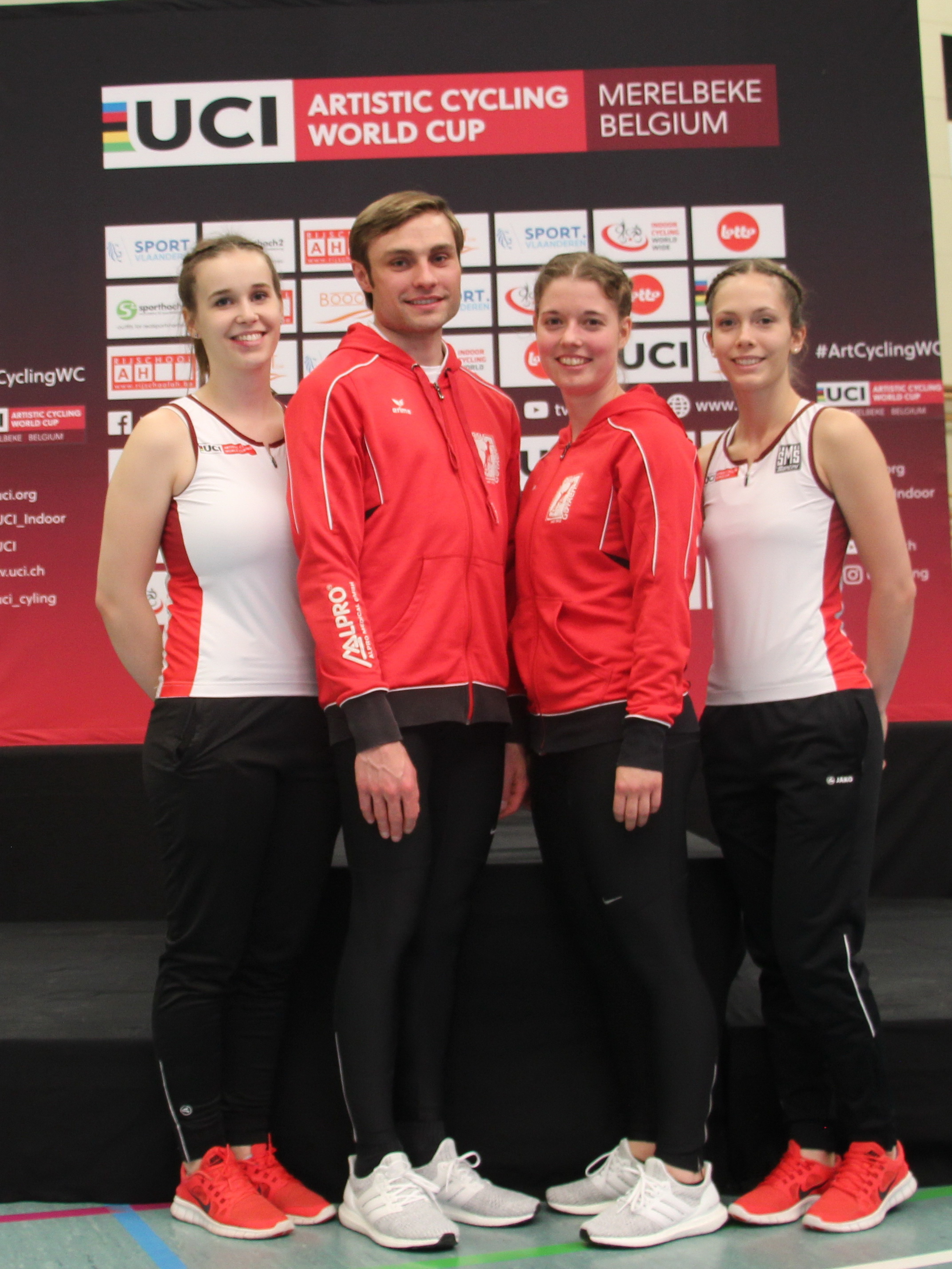 Sophie-Marie Nattmann, Dénes Füssel, Lisa Schwendemann und Caroline Wurth vom RSV Gutach