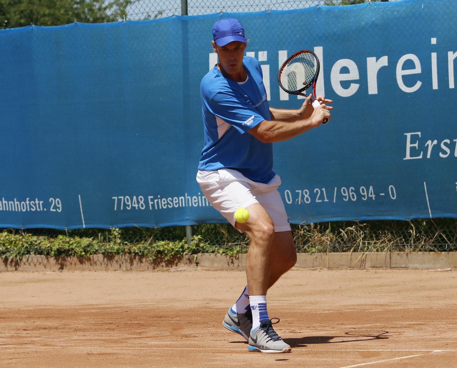 Auch Spitzenspieler David Prinosil vom TC Blau Weiß Bohlsbach ist derzeit in überragender Form.